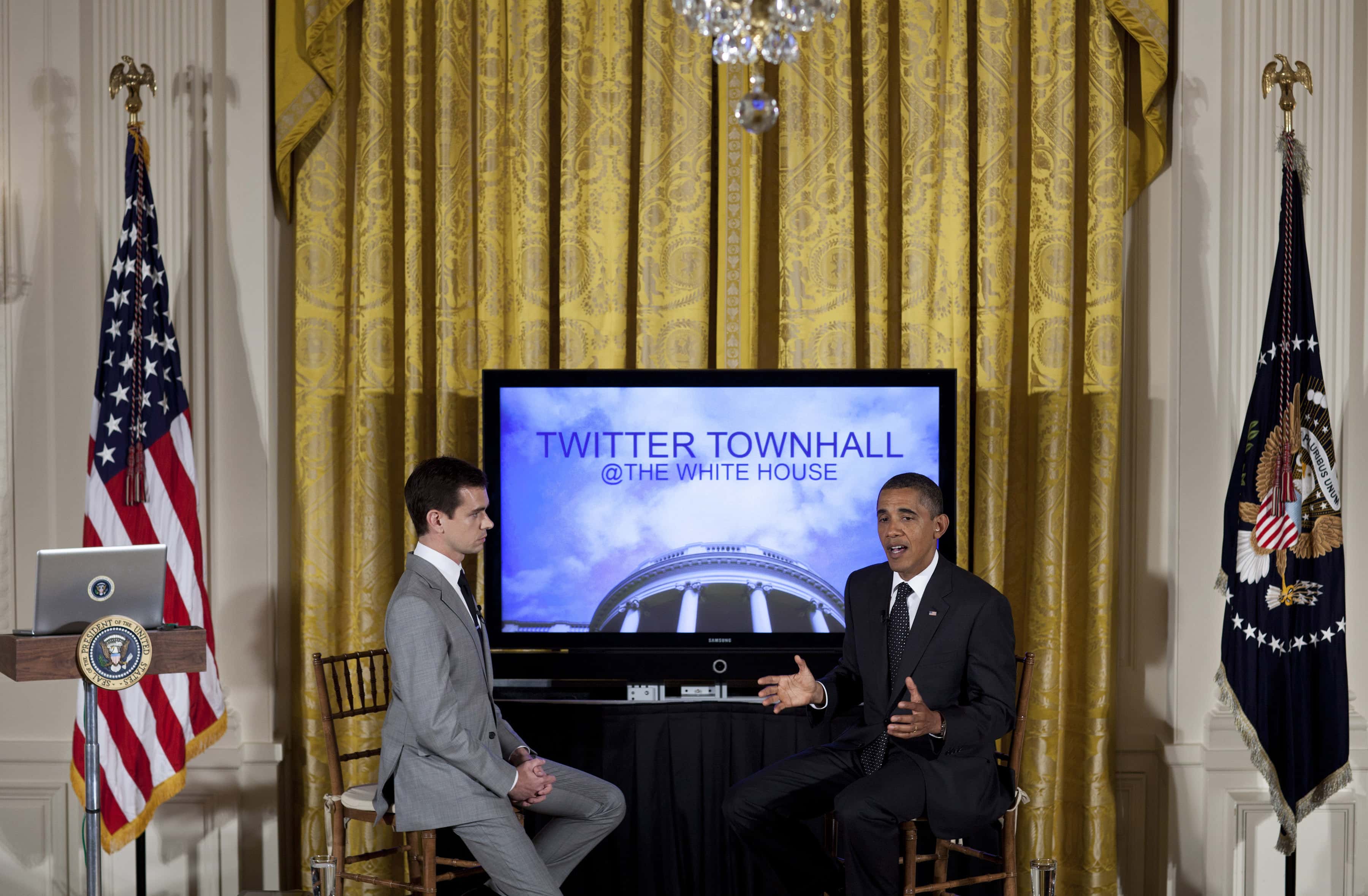 President Obama Holds Twitter Town Hall Meeting