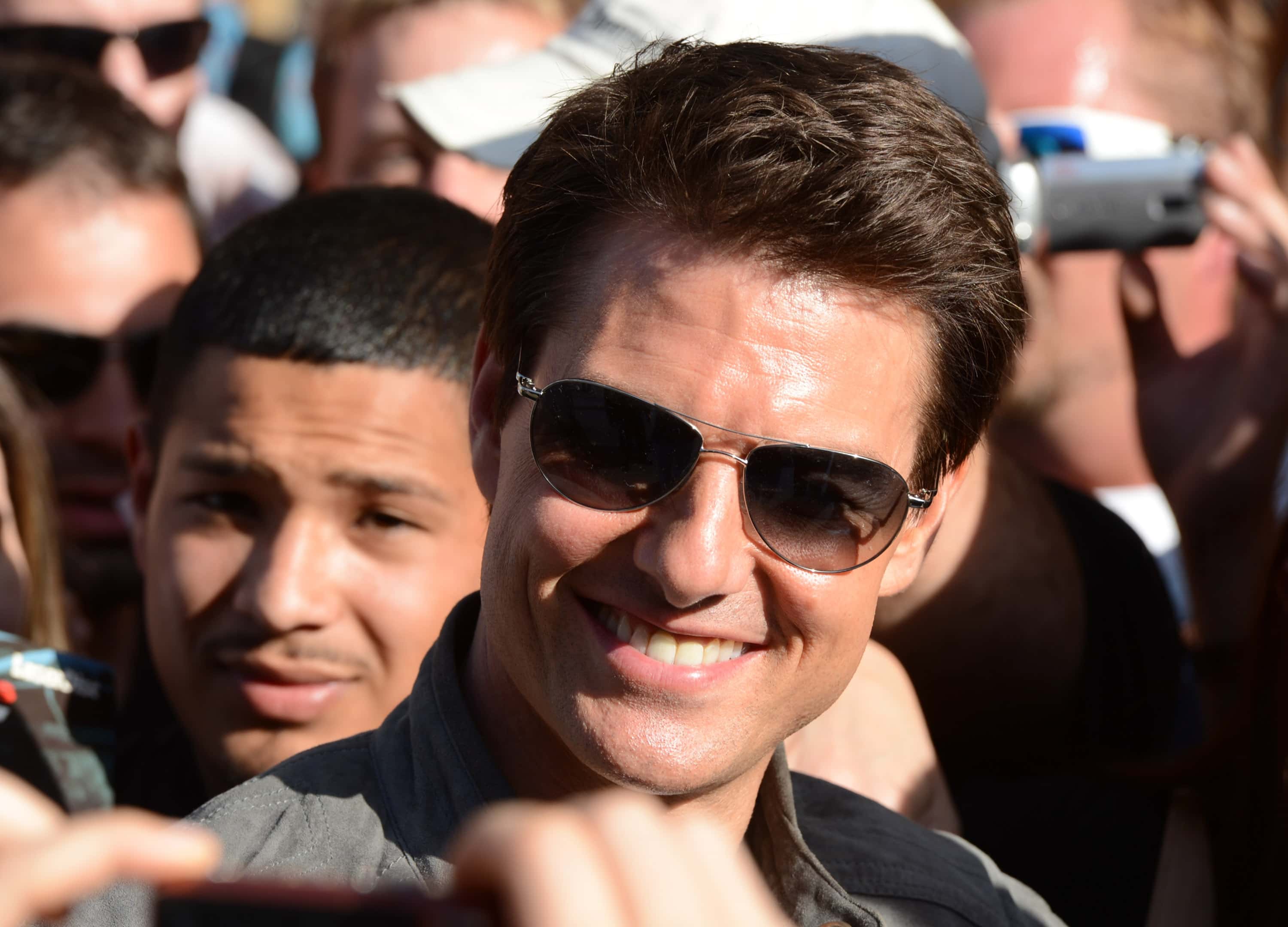 Actor Tom Cruise arrives at the premiere of Warner Bros. Pictures'