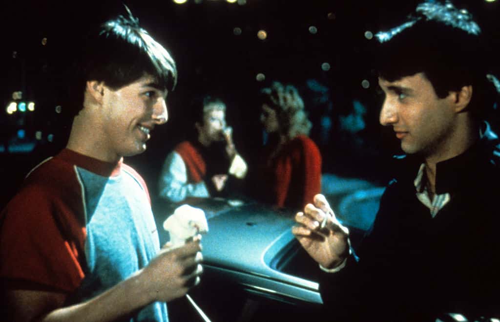 Tom Cruise And Bronson Pinchot In 'Risky Business'