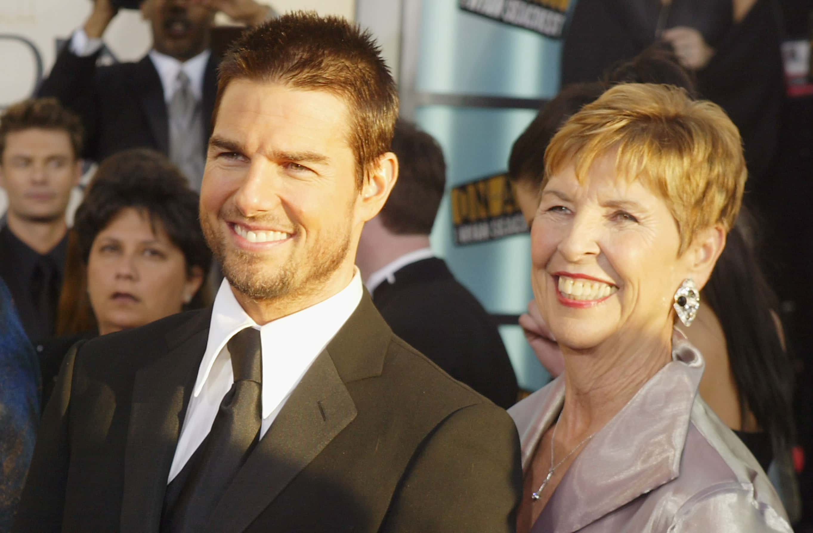 Tom Cruise with his mother Mary