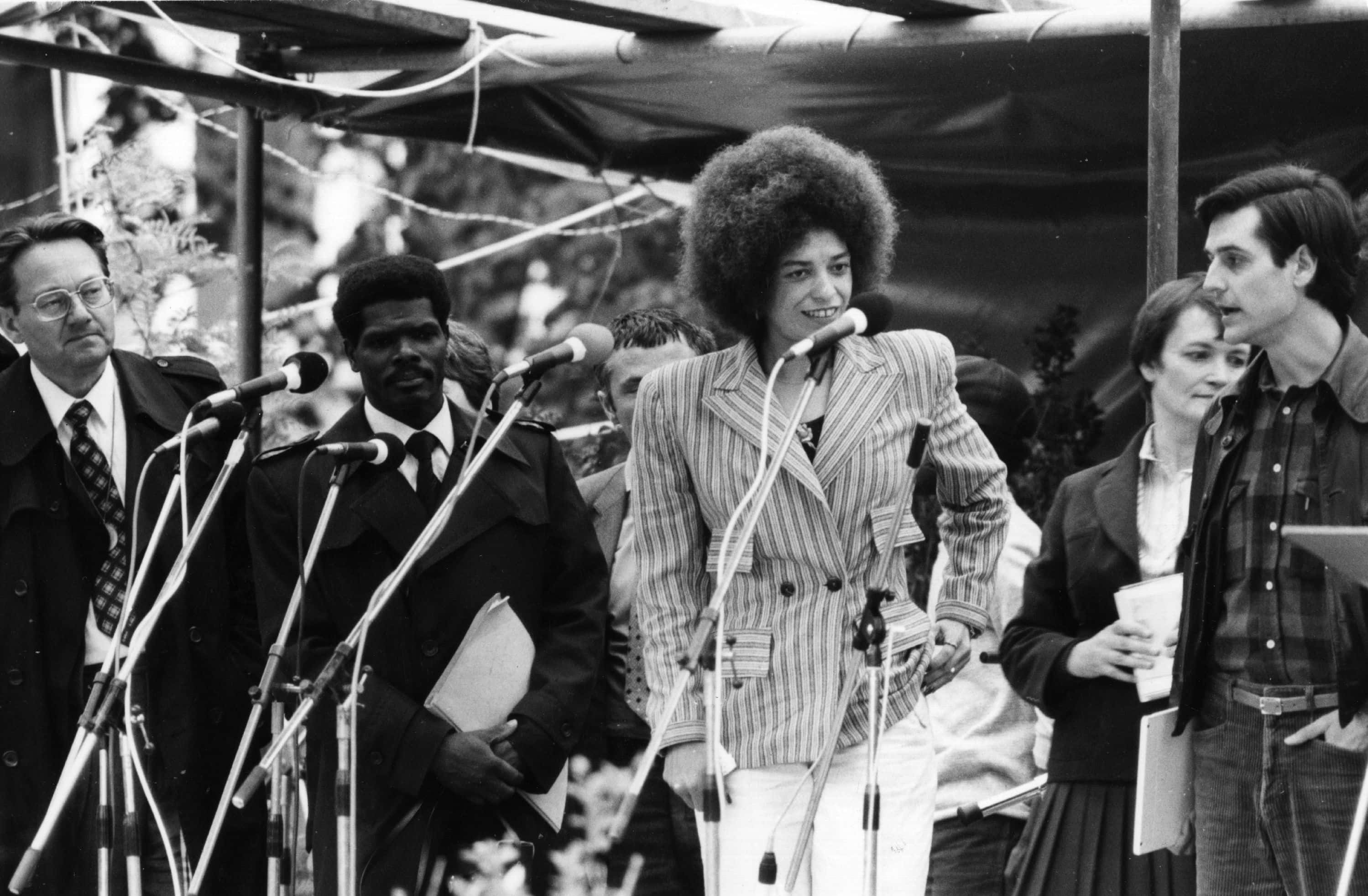 American civil rights activist Angela Davis - 1981