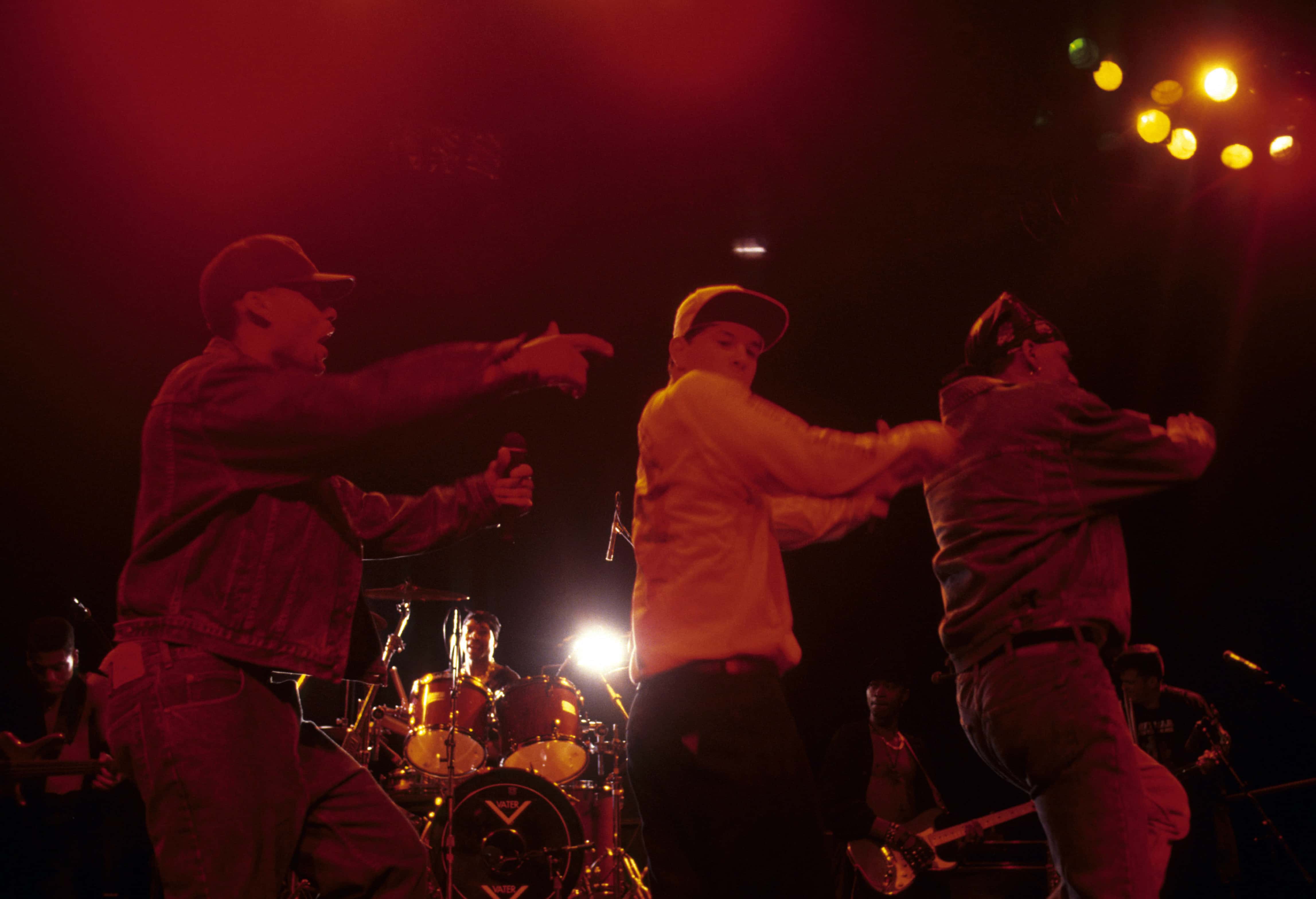 Mark Wahlberg aka Marky Mark and the Funky Bunch performs at the Ritz