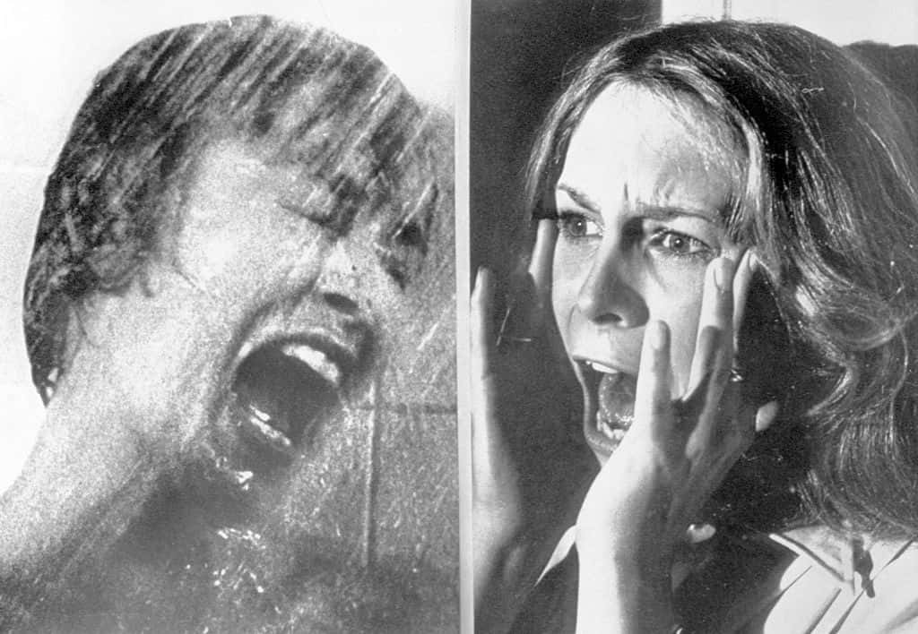 Janet Leigh and Jamie Lee Curtis Screaming