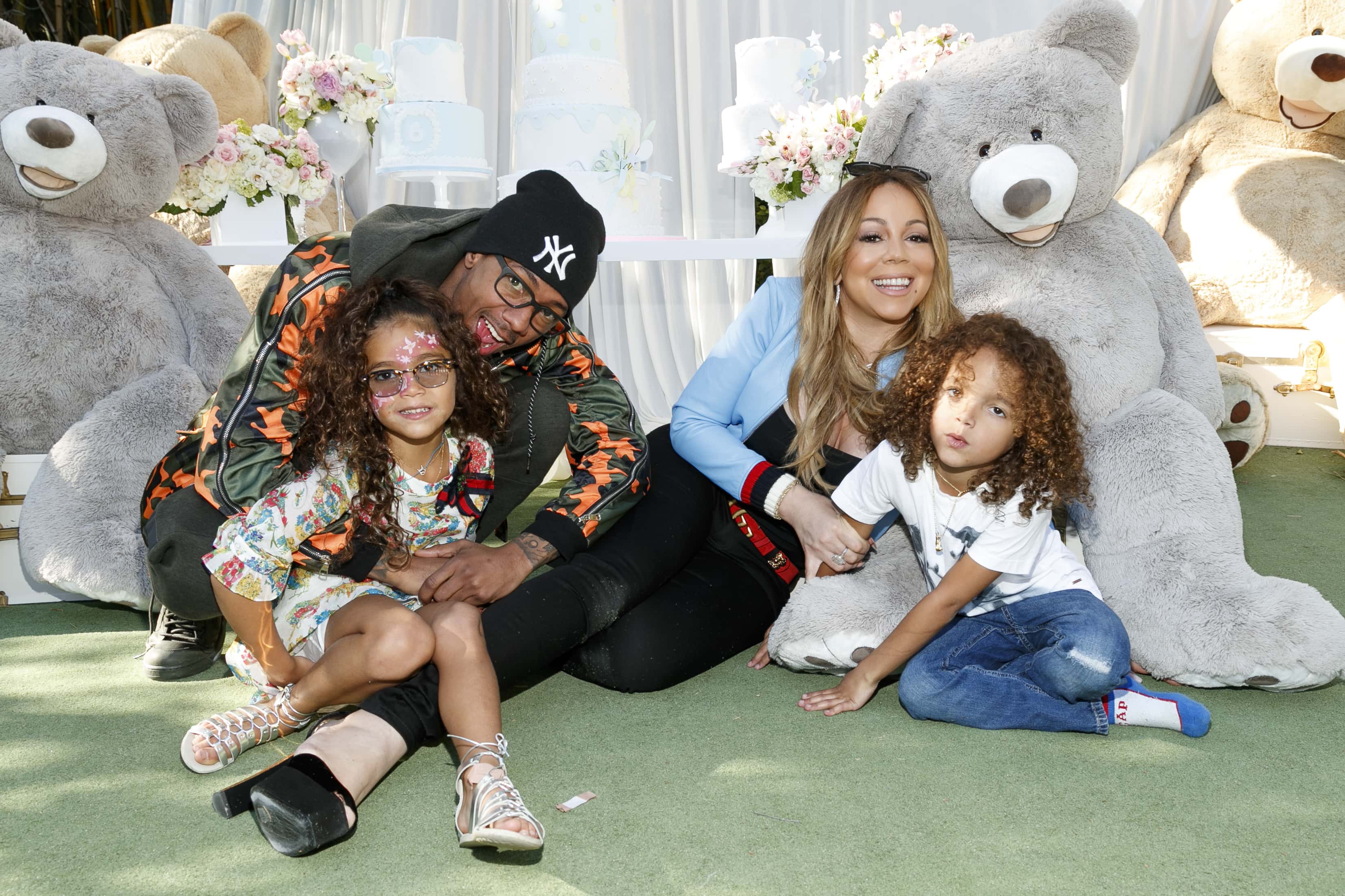 Monroe Cannon, Nick Cannon, Mariah Carey and Moroccan Scott Cannon