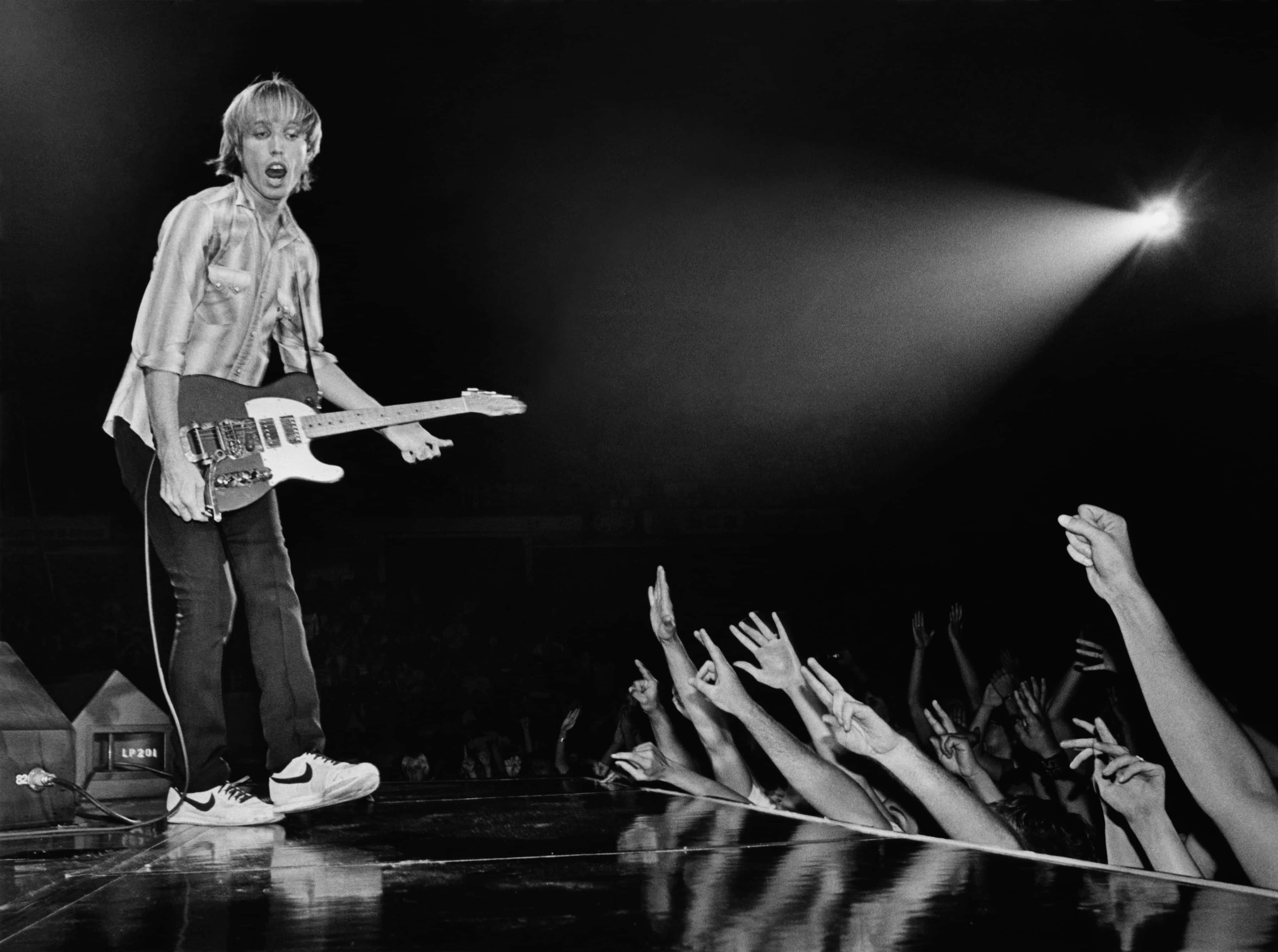 Singer Tom Petty  performs on stage