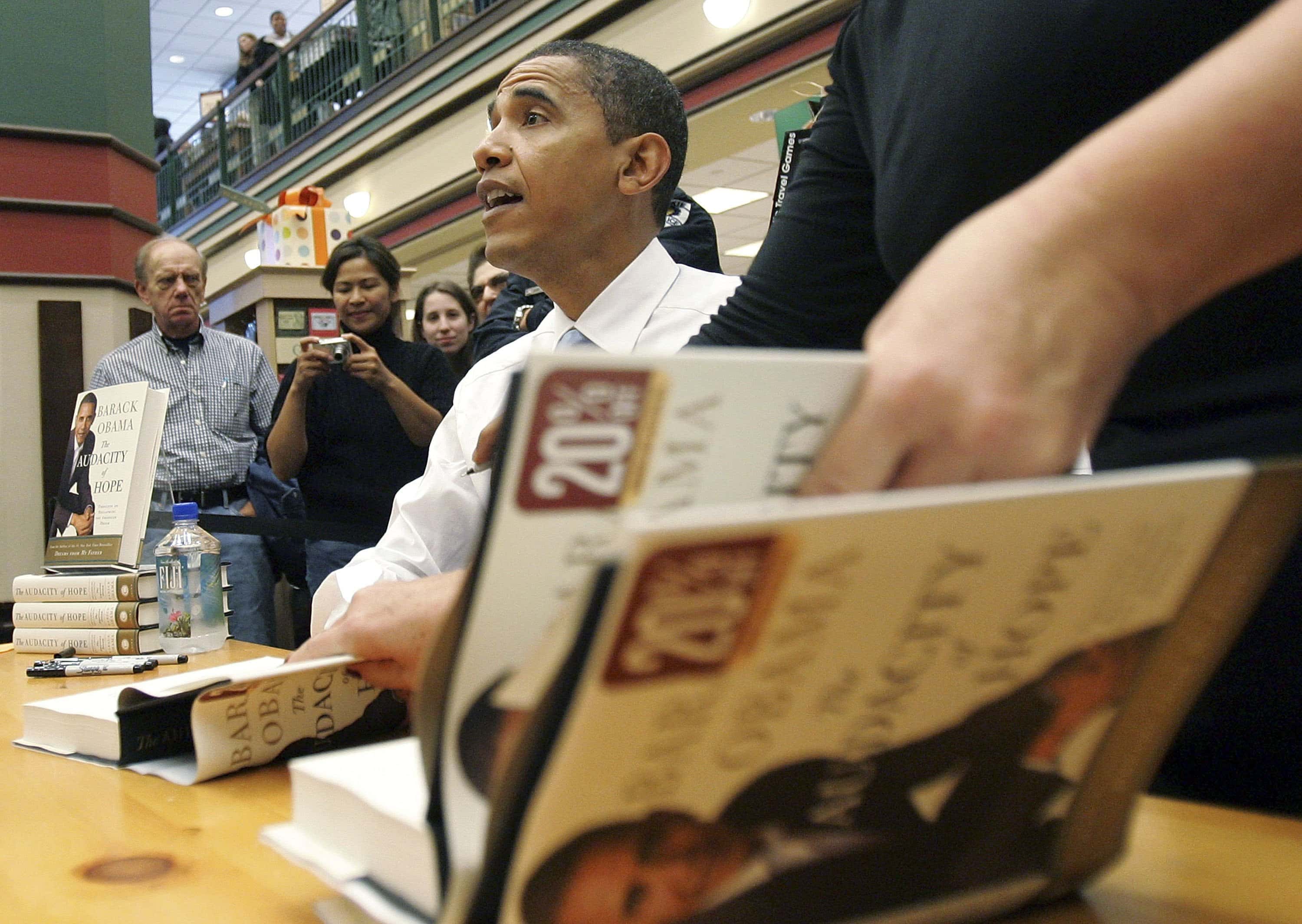 Barack Obama Signs Copies Of His New Book