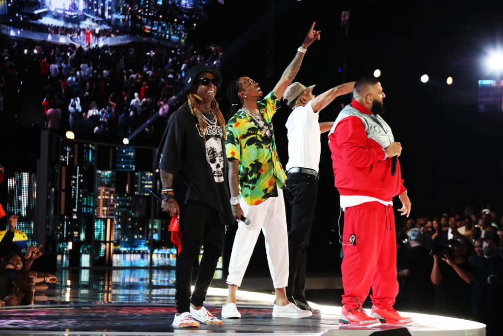 Lil Wayne, Quavo, Chance the Rapper, and DJ Khaled