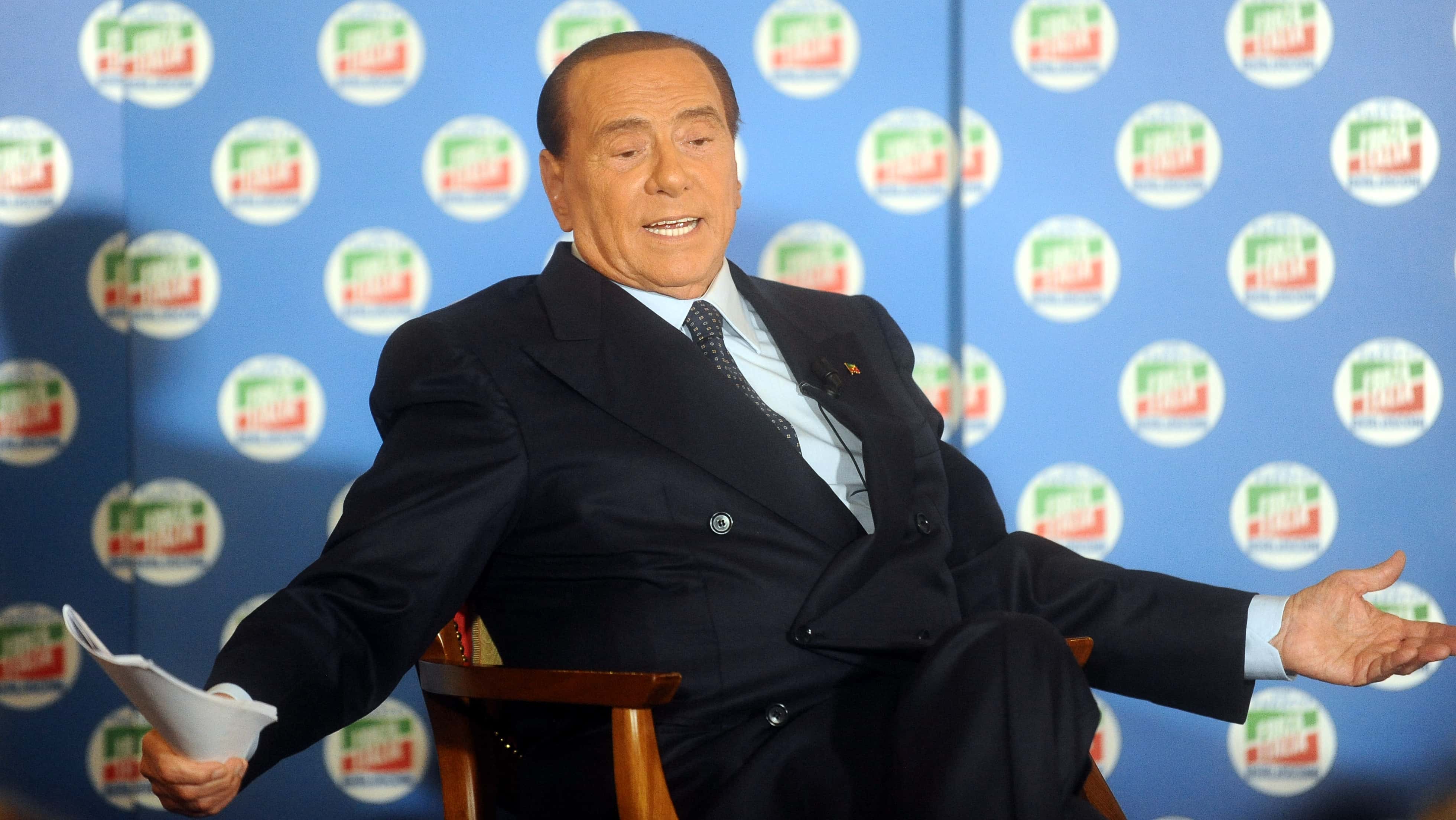 Silvio Berlusconi in Hotel Trento 2018
