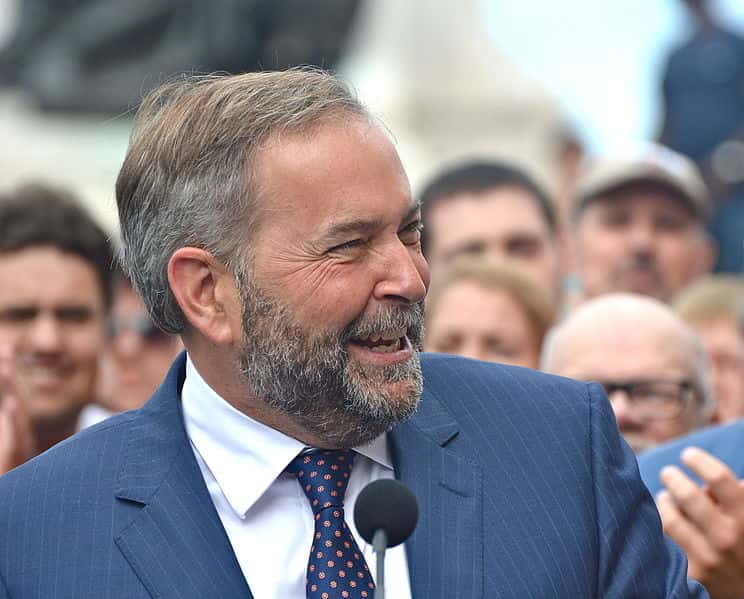 Portrait Photo of Thomas Mulcair in blue suit