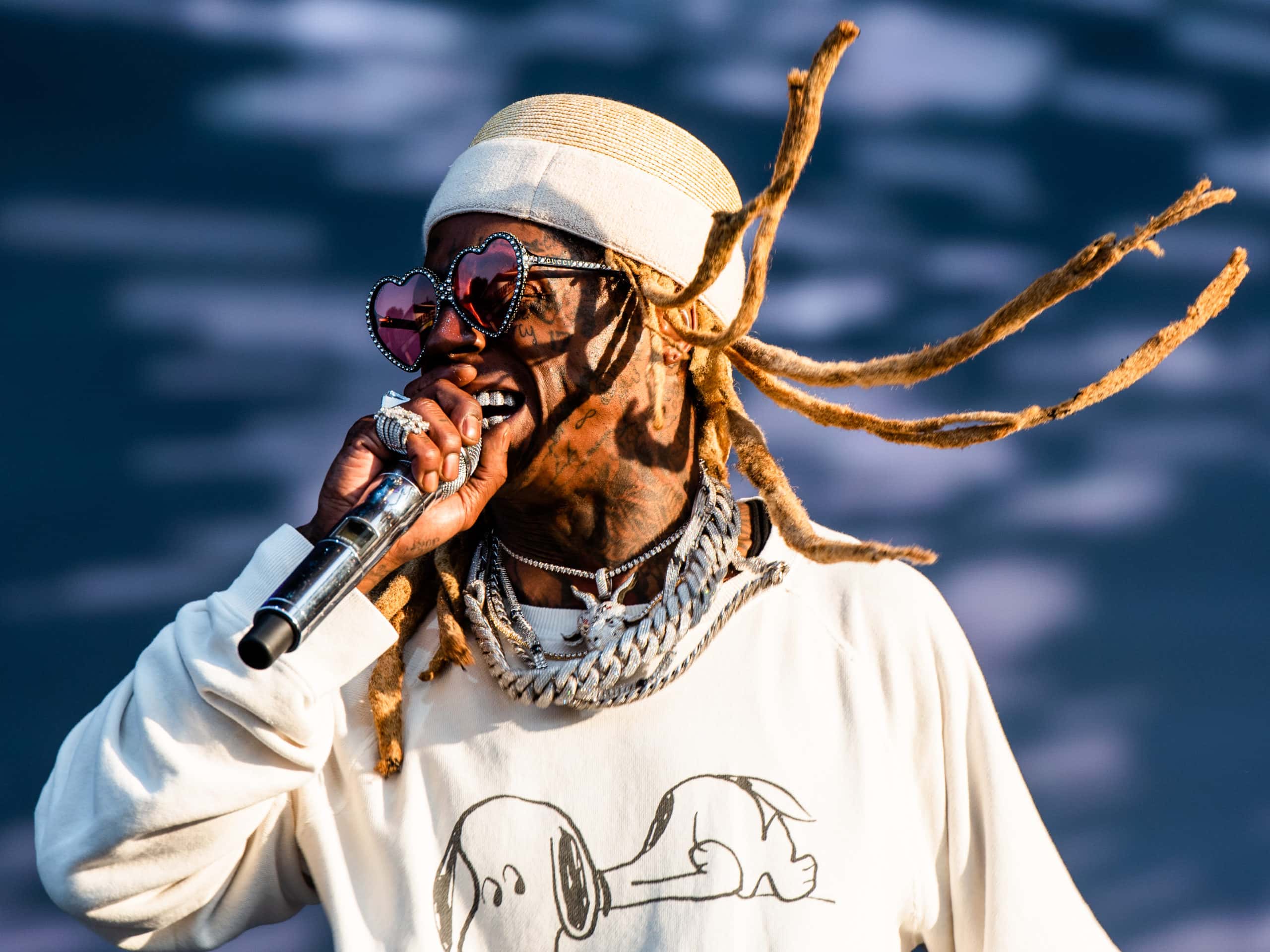 Lil Wayne performs at Lollapalooza