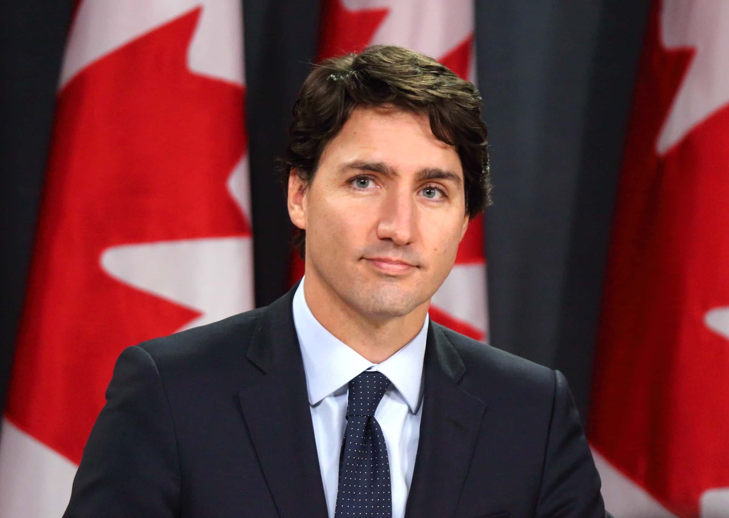 Portrait Photo of Prime Minister Justin Trudeau facing the camera