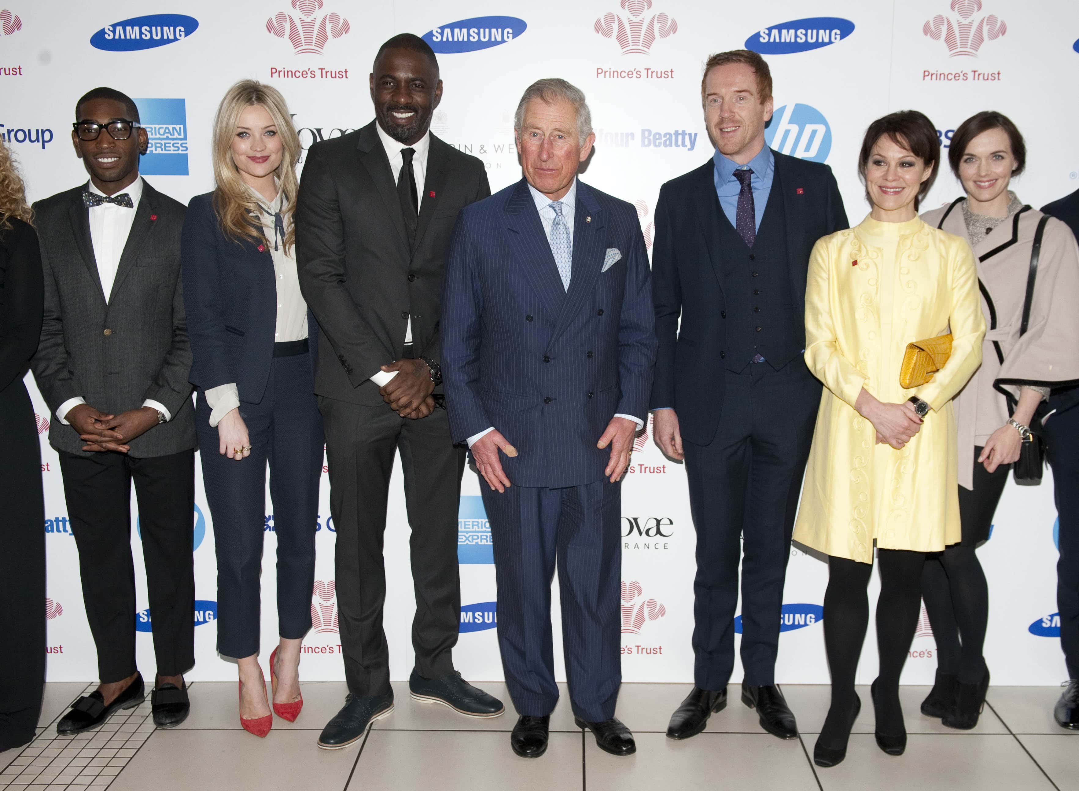 Tinie Tempah, Laura Whitmore, Idris Elba, Prince Charles, Prince of Wales, Damian Lewis, Helen McCrory and Victoria Pendleton