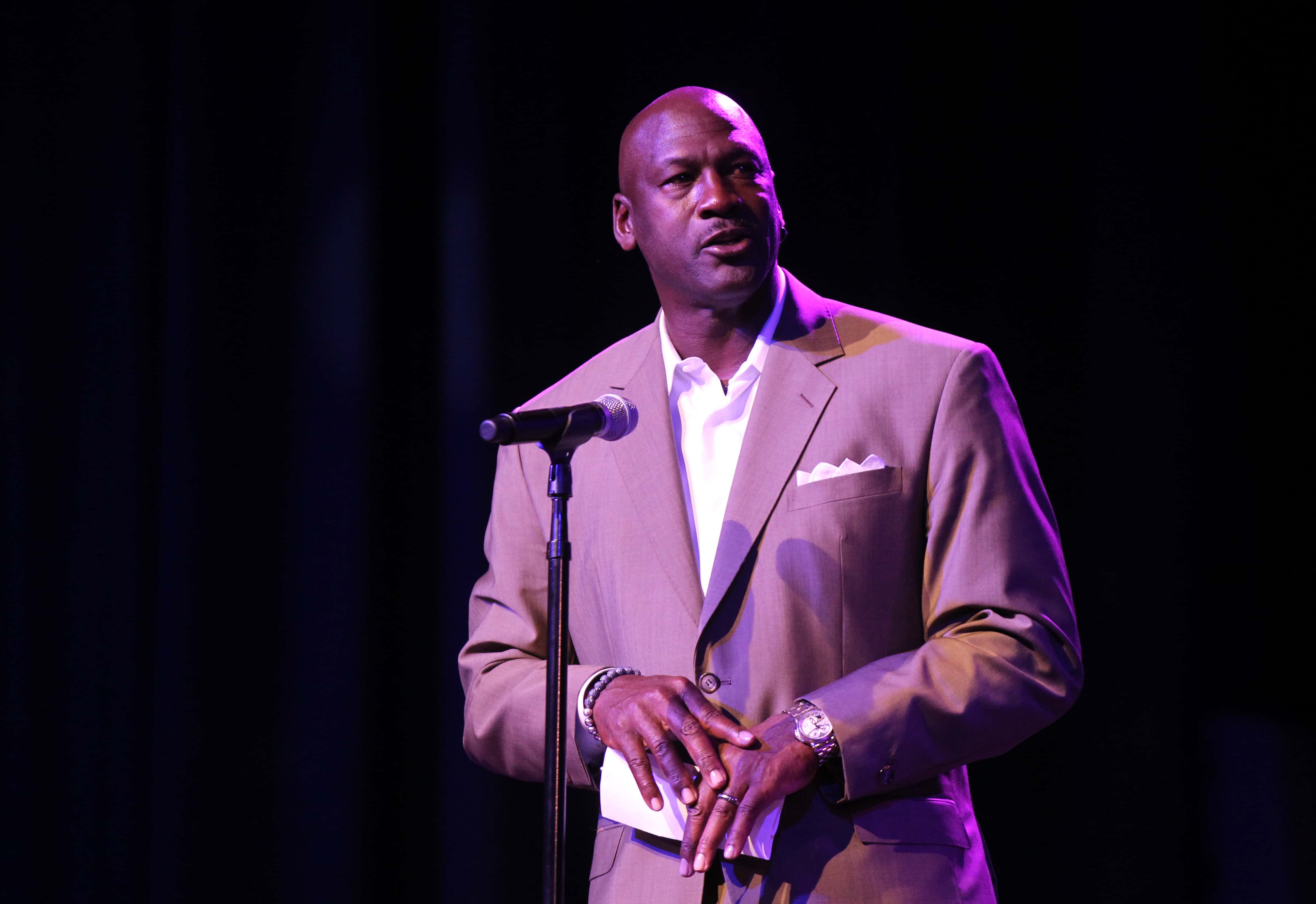 NBA legend and tournament host Michael Jordan
