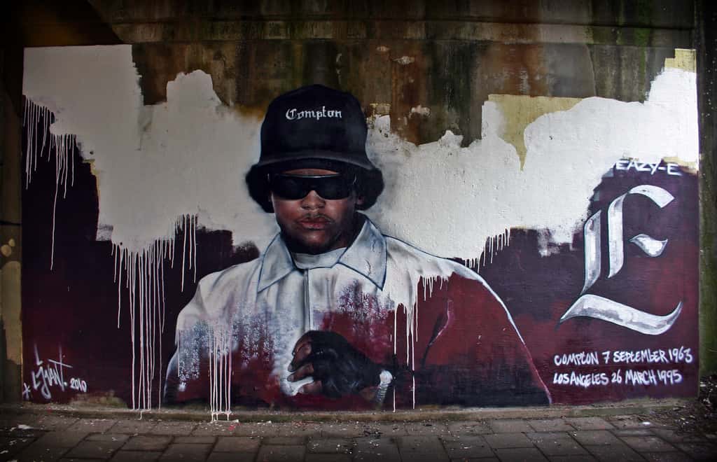 Mural graffiti of Eazy-E