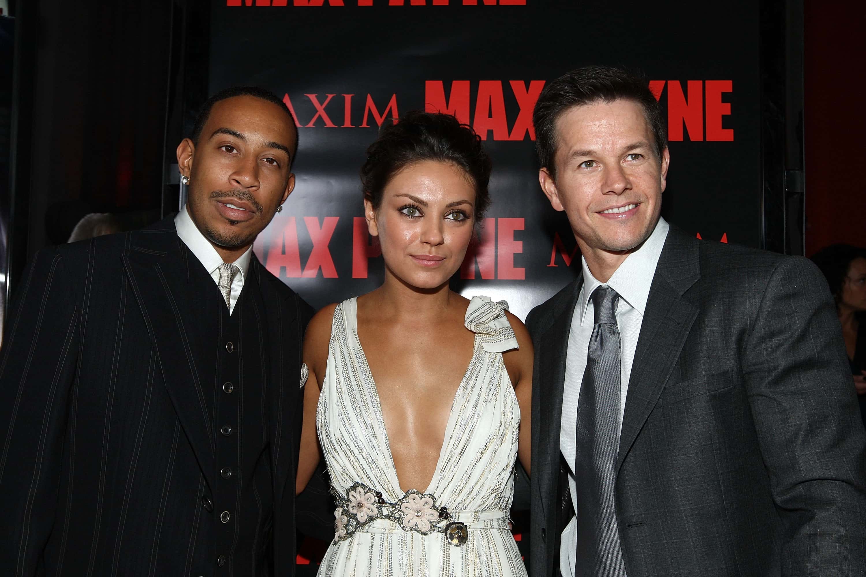 Chris "Ludacris" Bridges, actress Mila Kunis and actor Mark Wahlberg