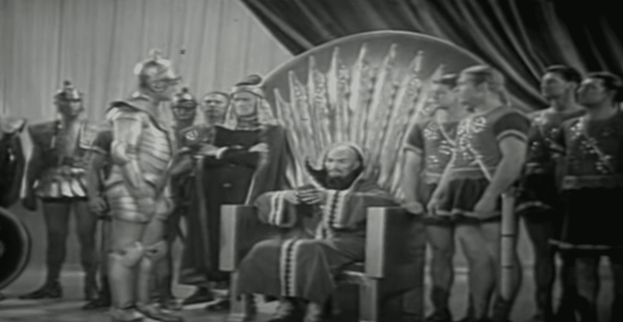Screenshot of the movie Flash Gordon