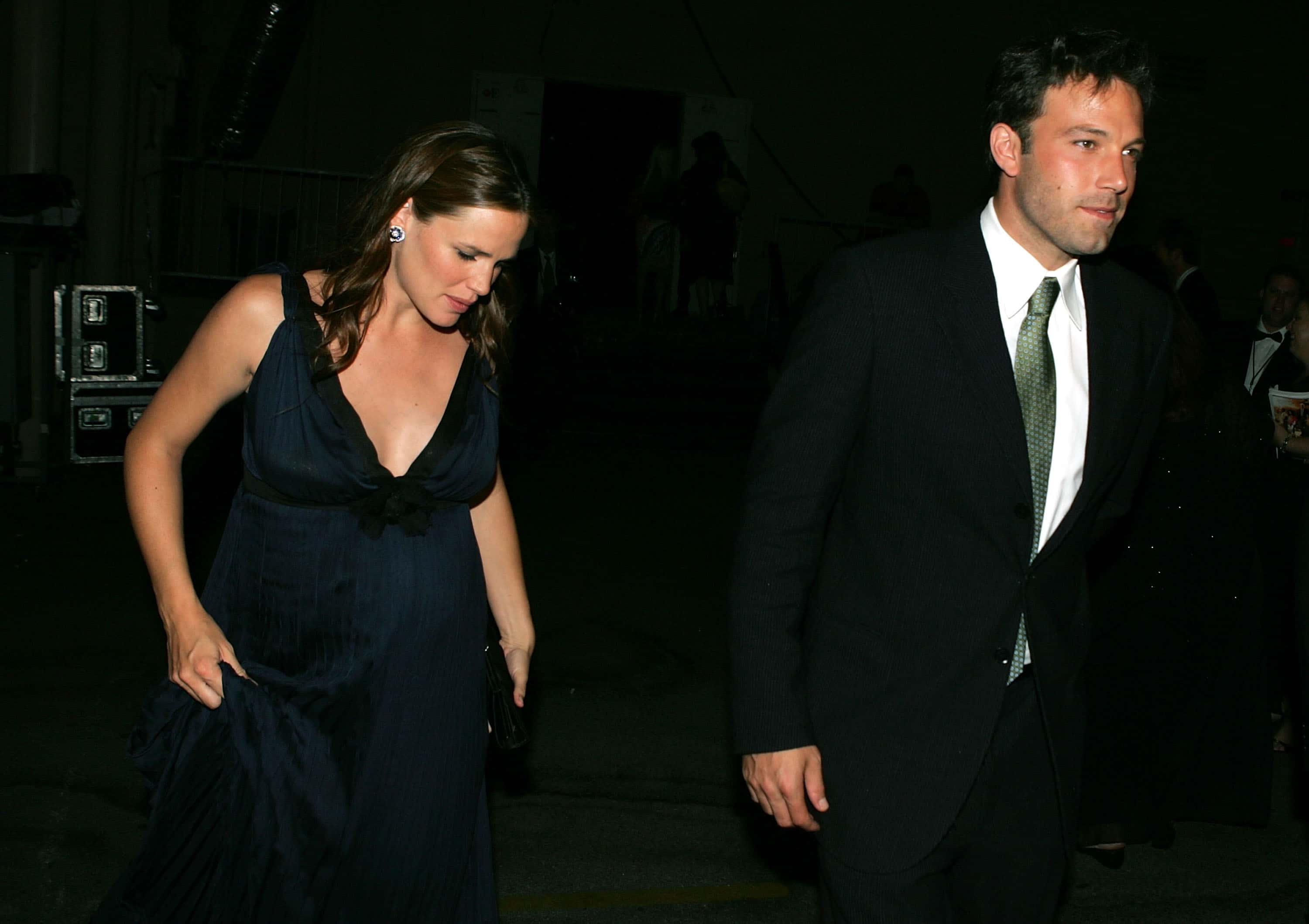 Jennifer Garner and Ben Affleck during the 2005 Creative Arts Emmy Awards