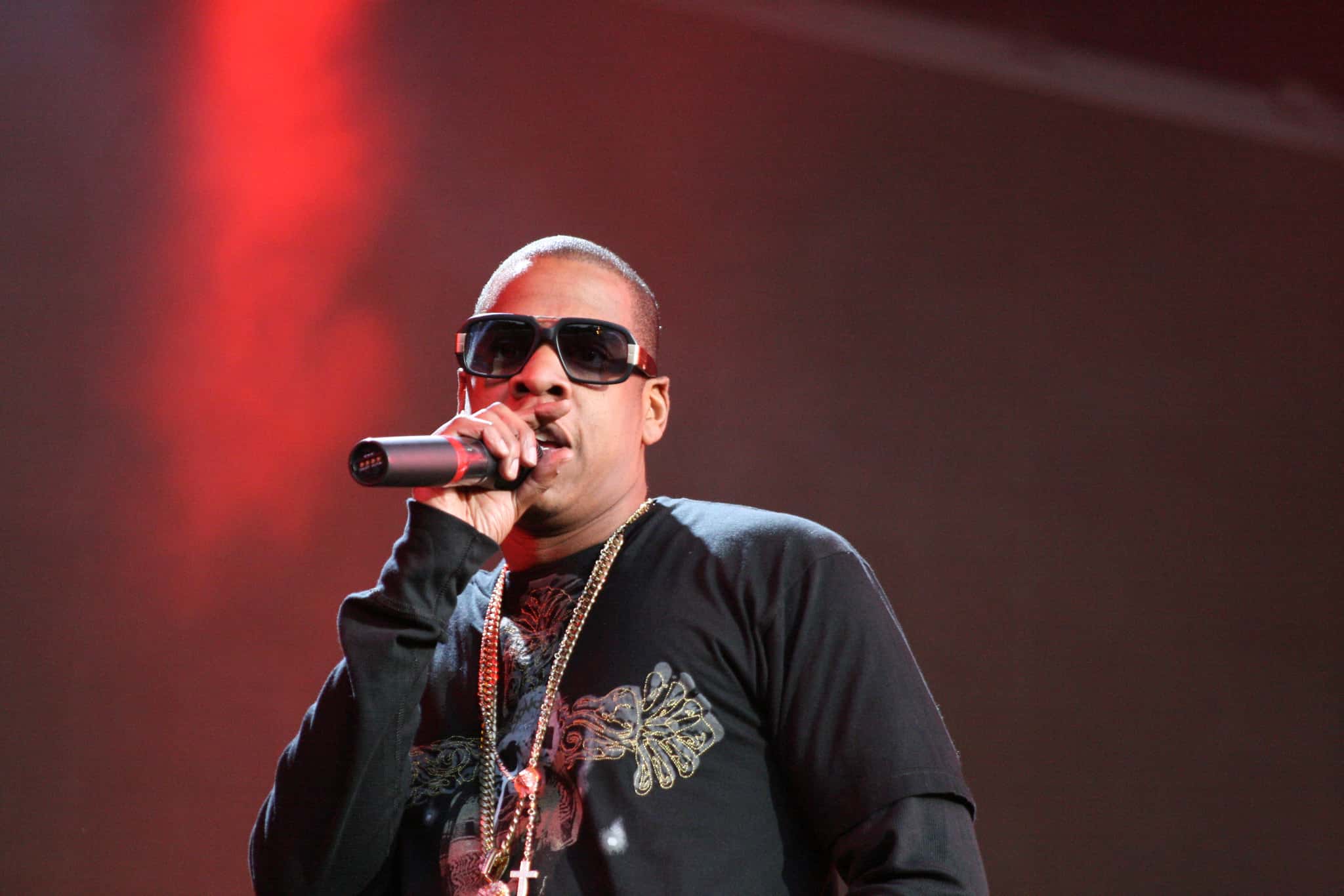 Jay Z on stage
