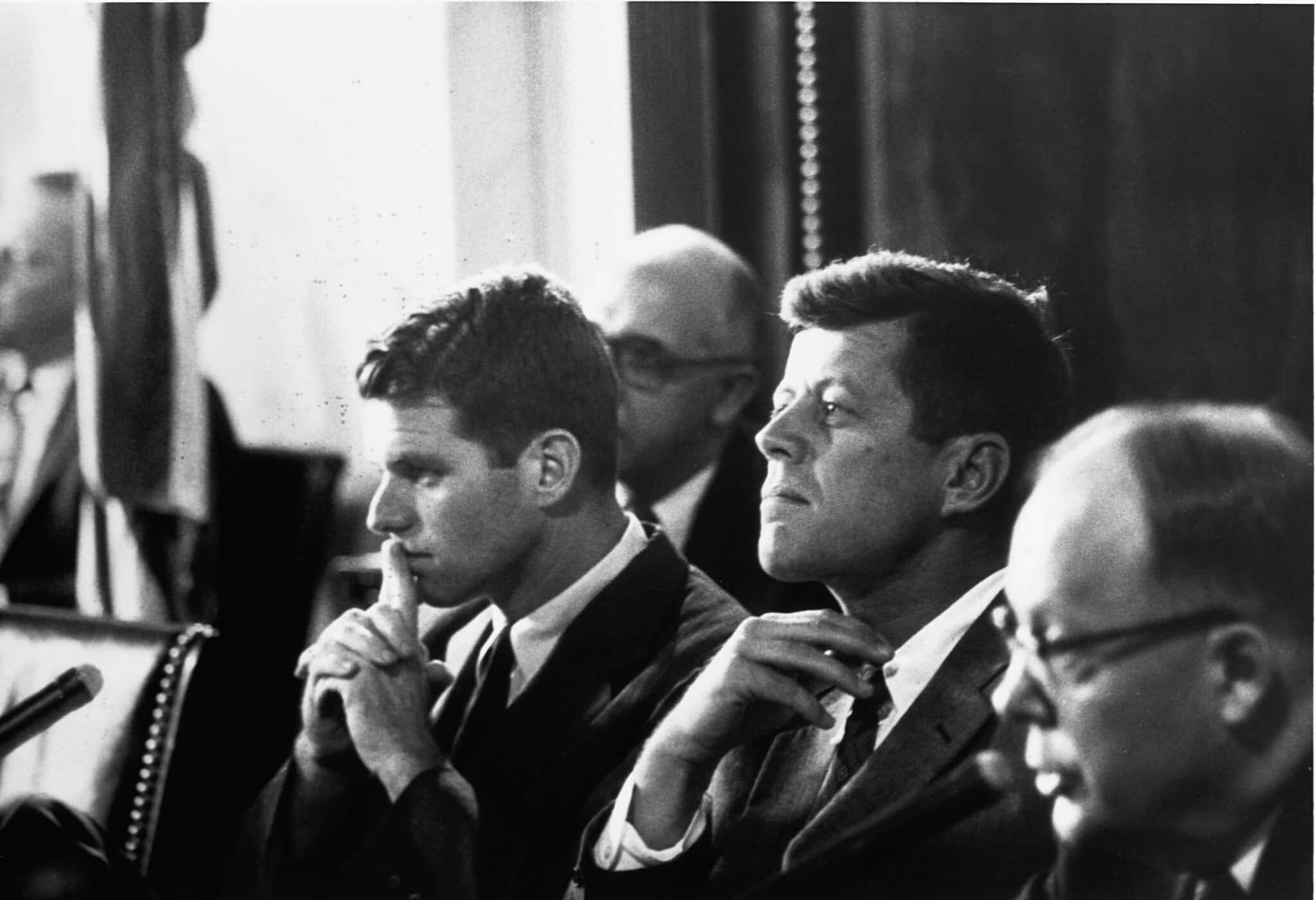 Robert and John F. Kennedy