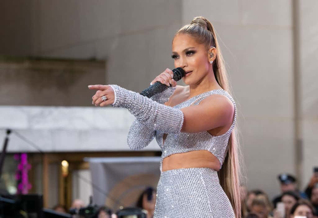 Jennifer Lopez Performs On NBC's