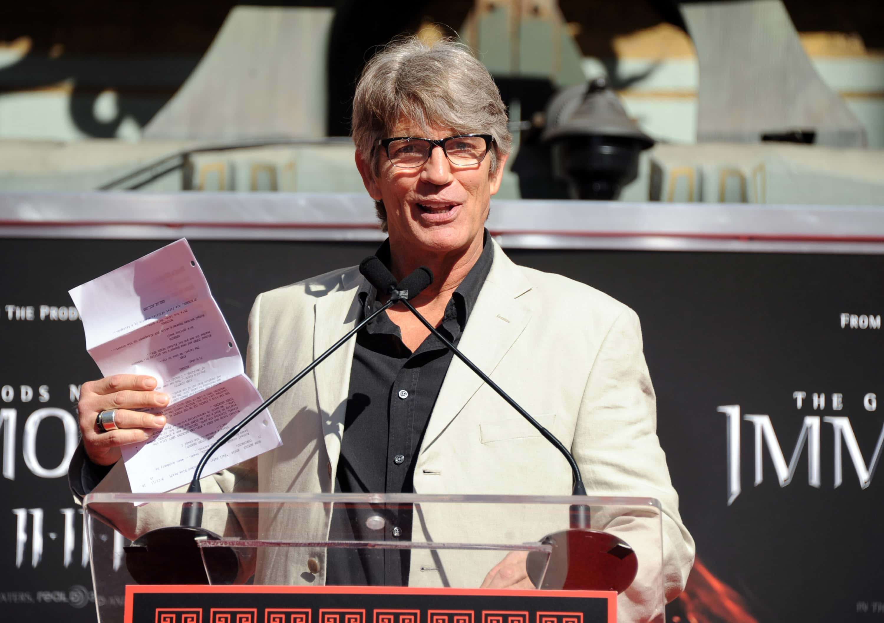 Actor Eric Roberts speaks onstage