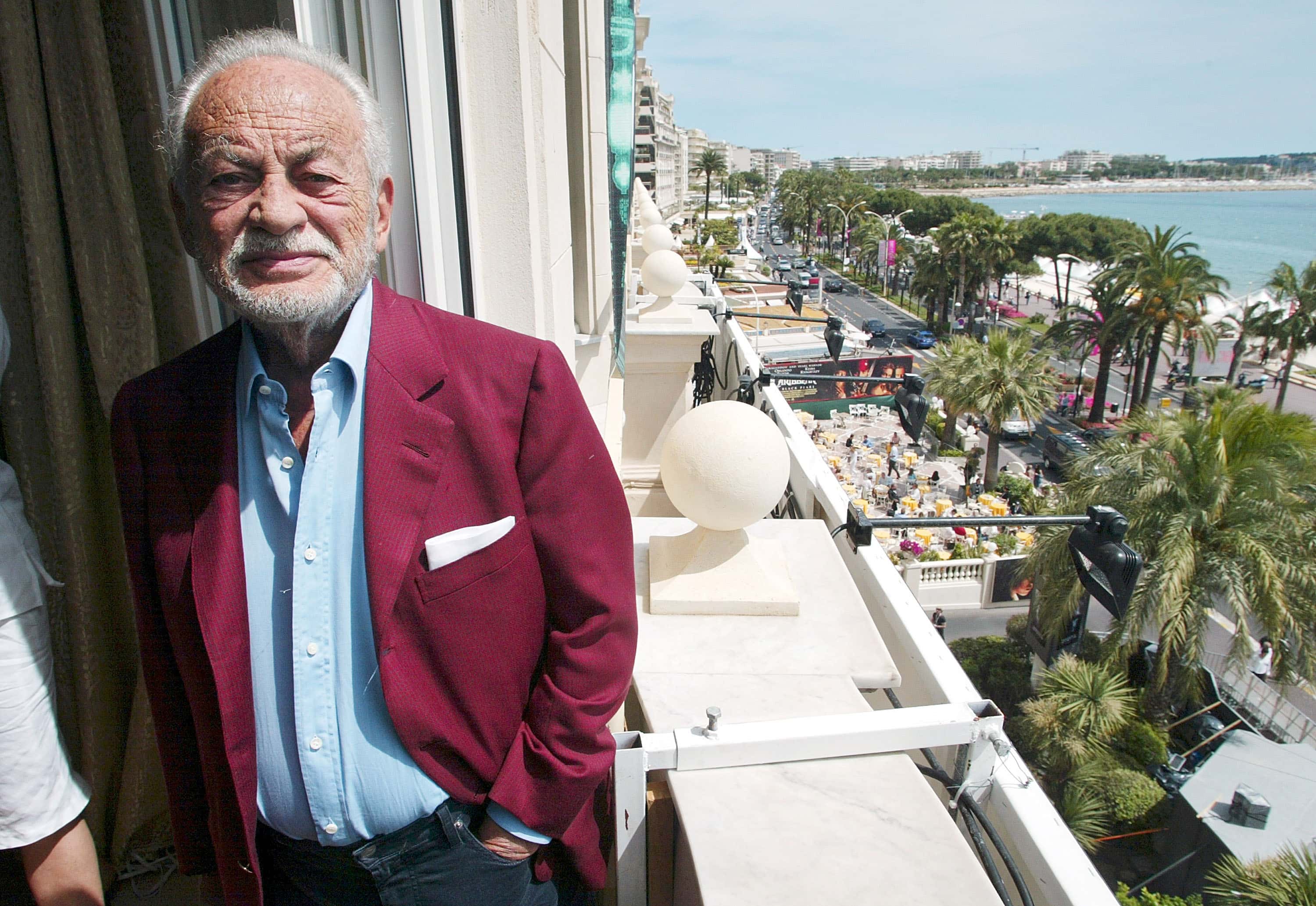 Producer Dino De Laurentiis poses for a portrait at the Carlton Hotel
