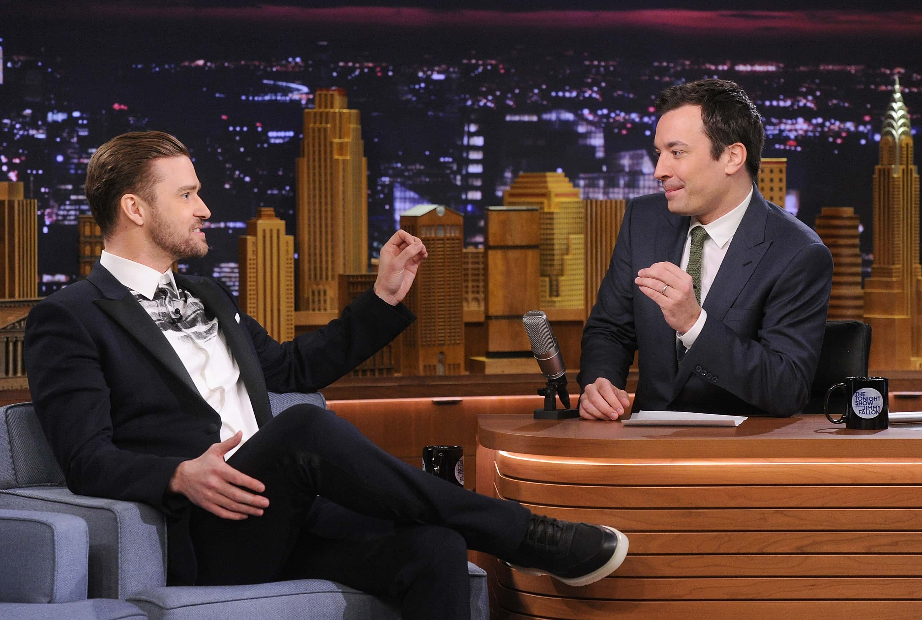 Justin Timberlake Visit 'The Tonight Show Starring Jimmy Fallon'