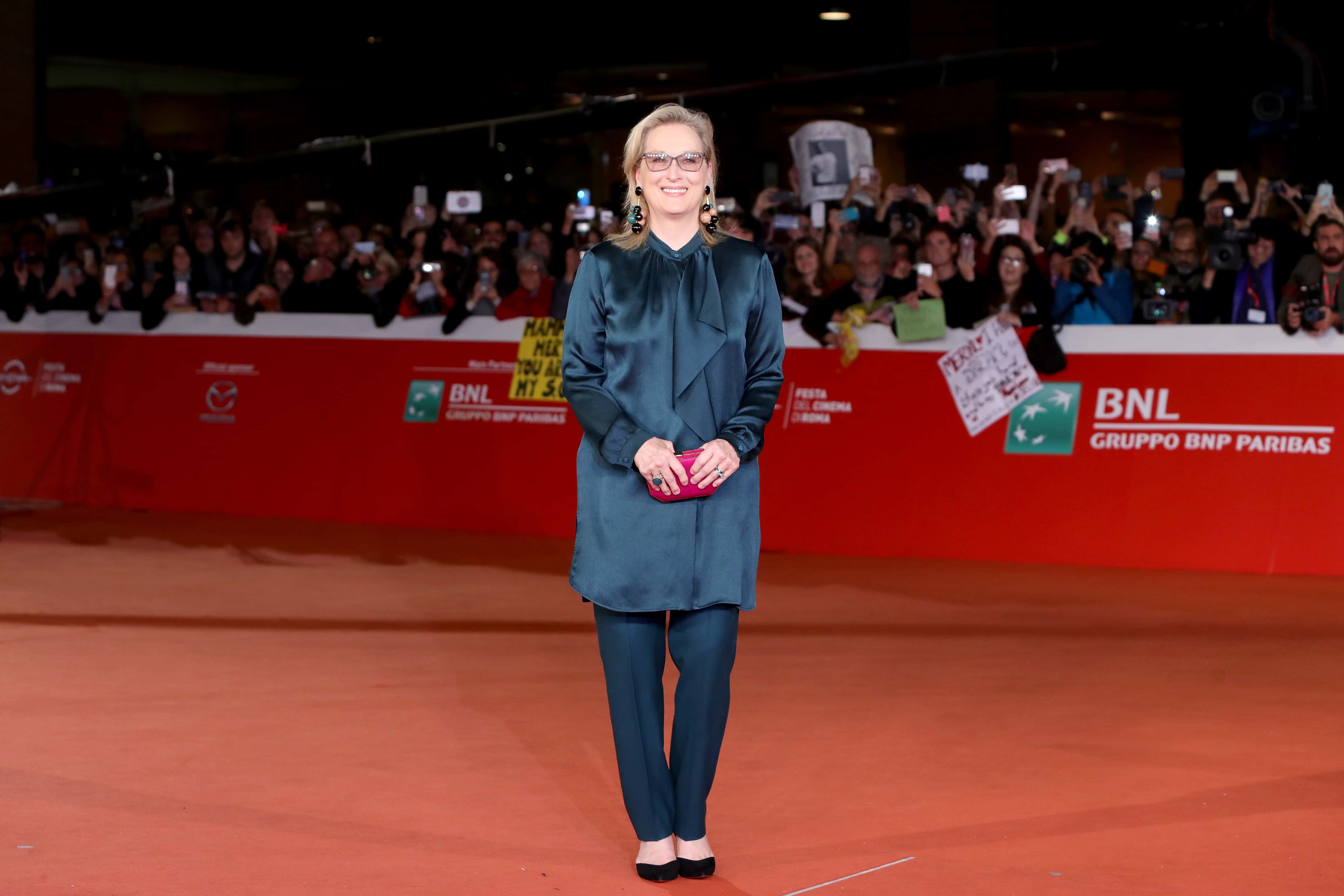 Meryl Streep  at event on red carpet wearing black