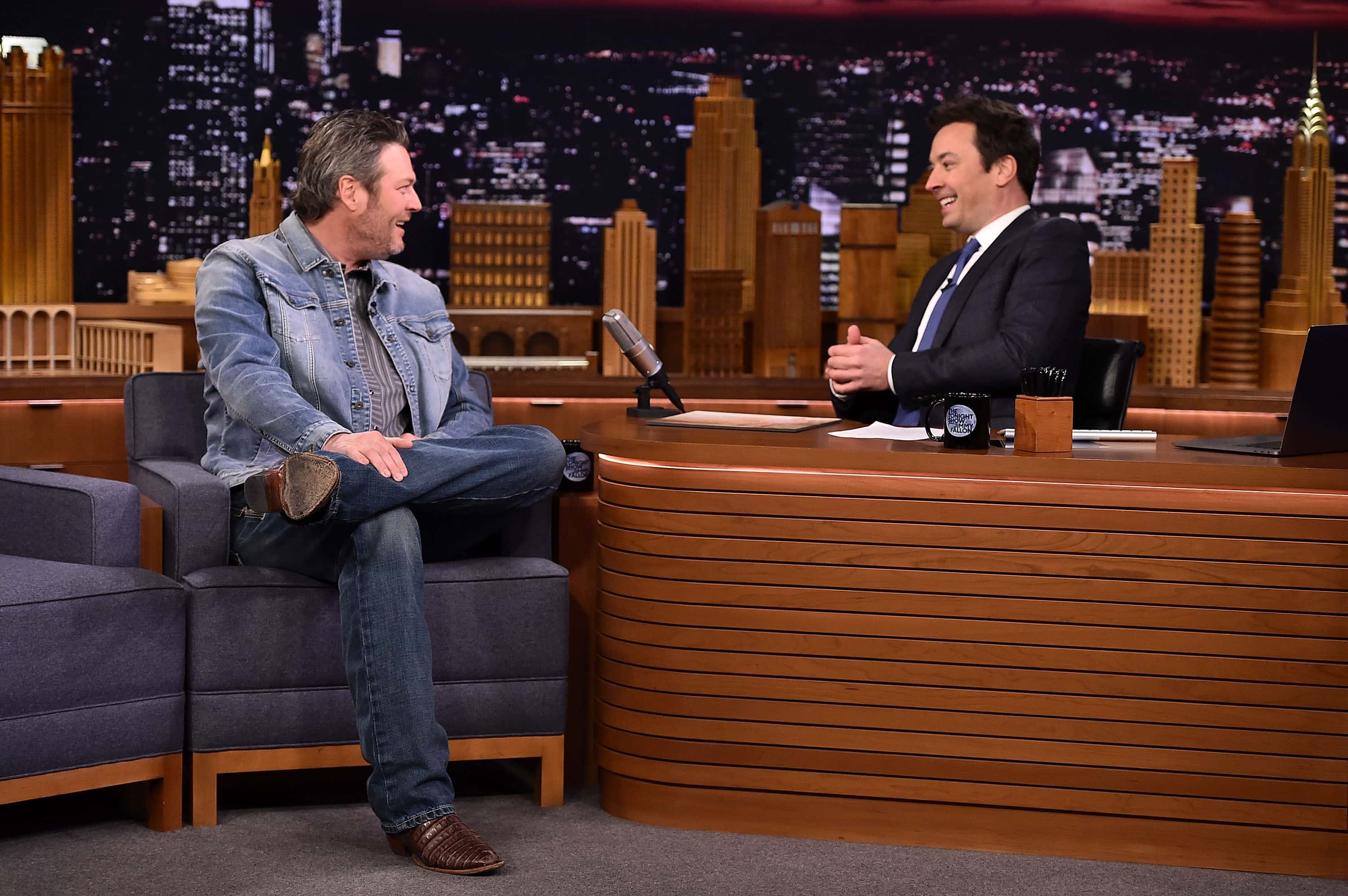 Blake Shelton Visits "The Tonight Show Starring Jimmy Fallon"