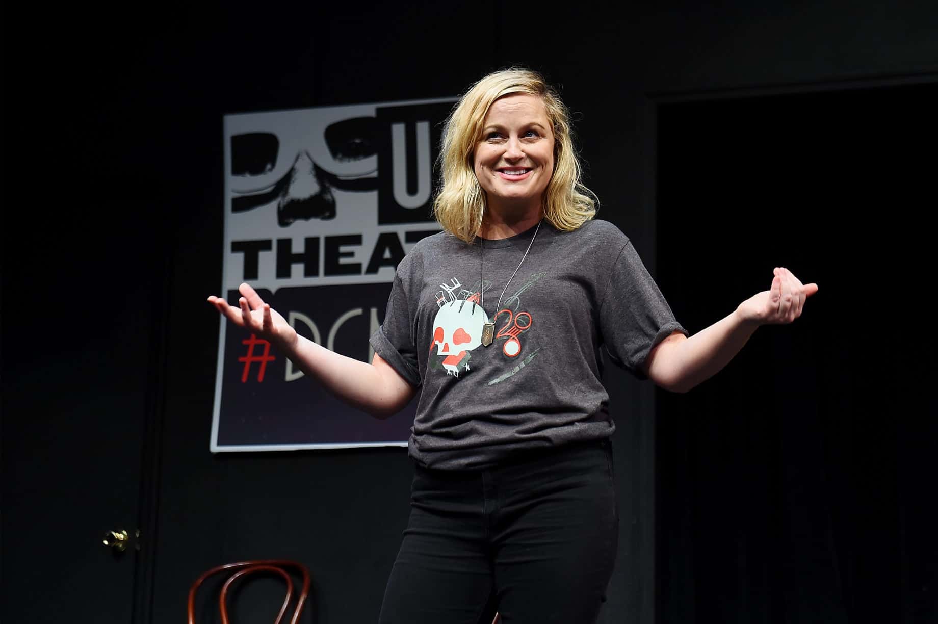 Amy Poehler attends the UCB's 20th Annual Del Close Improv Marathon Press Conference