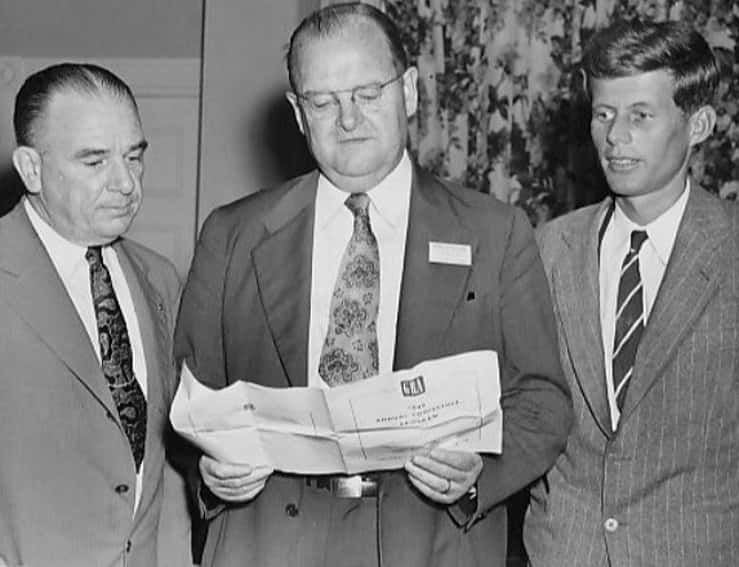 John F. Kennedy as a candidate for Congress in Boston's 11th district