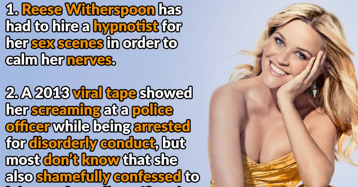 Reese Witherspoon Sex Tape - Surprising Facts About Reese Witherspoon - Factinate