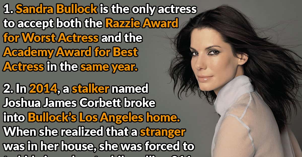 Sweet Facts About Sandra Bullock - Factinate