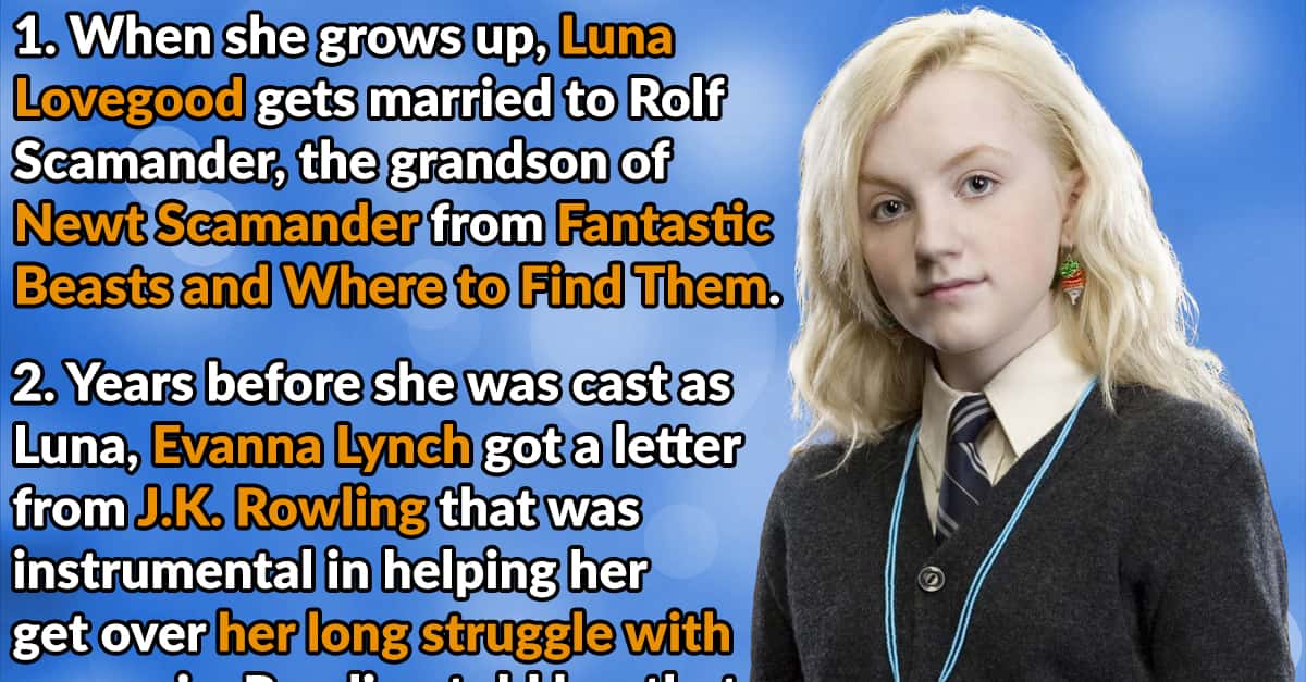 23 Quirky Facts About Luna Lovegood Factinate