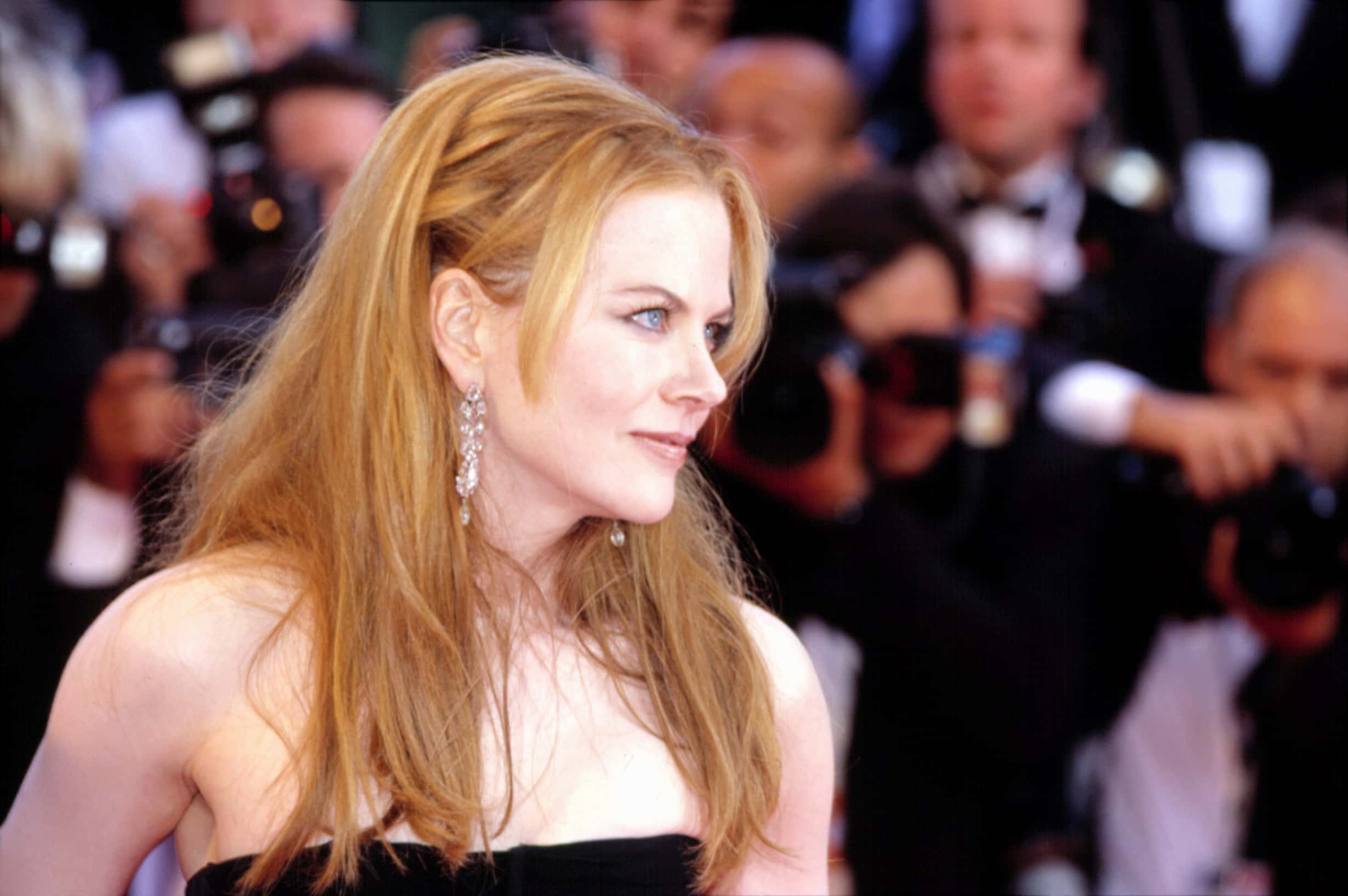 Nicole Kidman in a black top