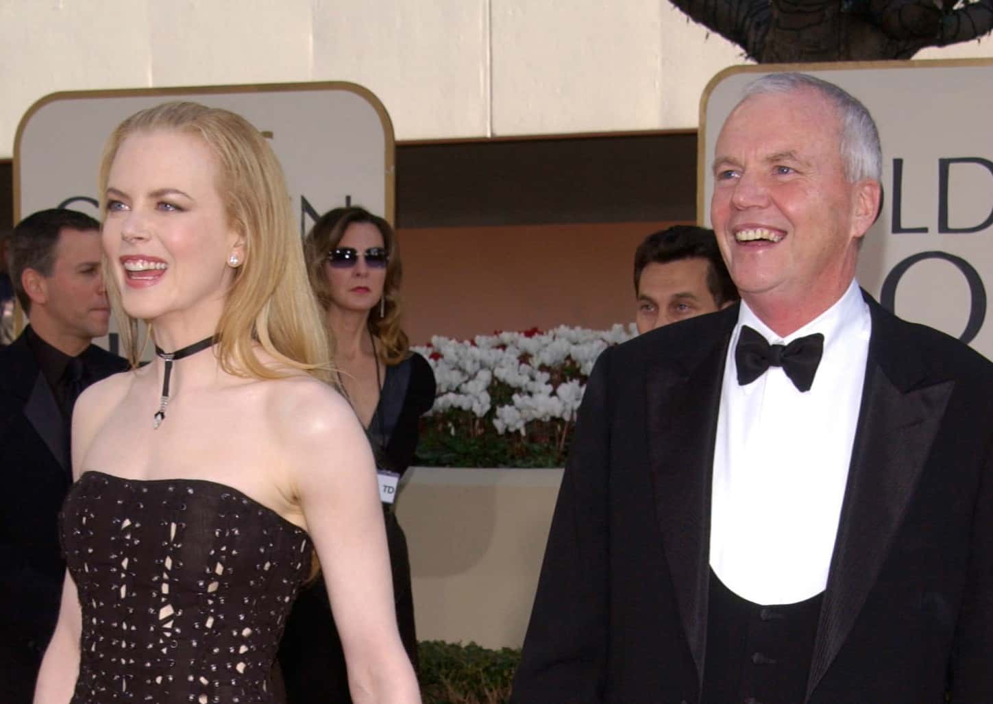 Actress NICOLE KIDMAN & father