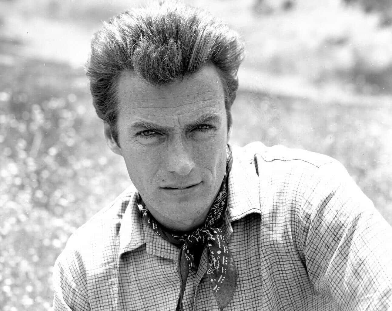Clint Eastwood looking at camera