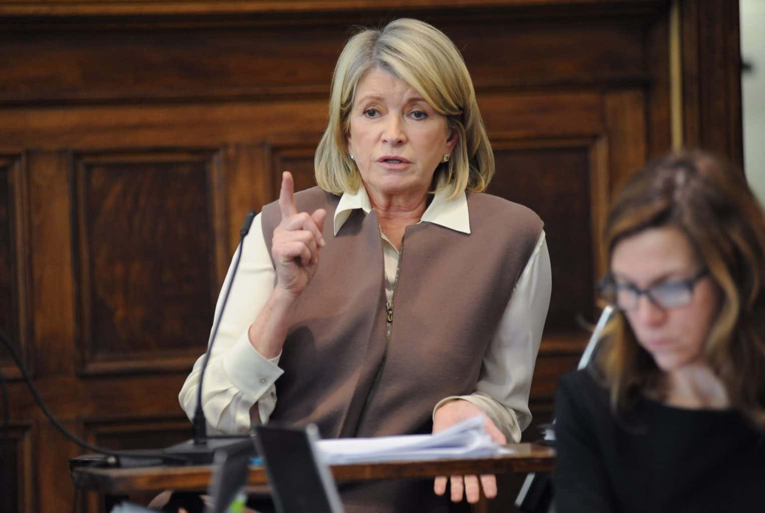 Martha Stewart testifies in Manhattan Supreme Court March 5, 2013 In New York City