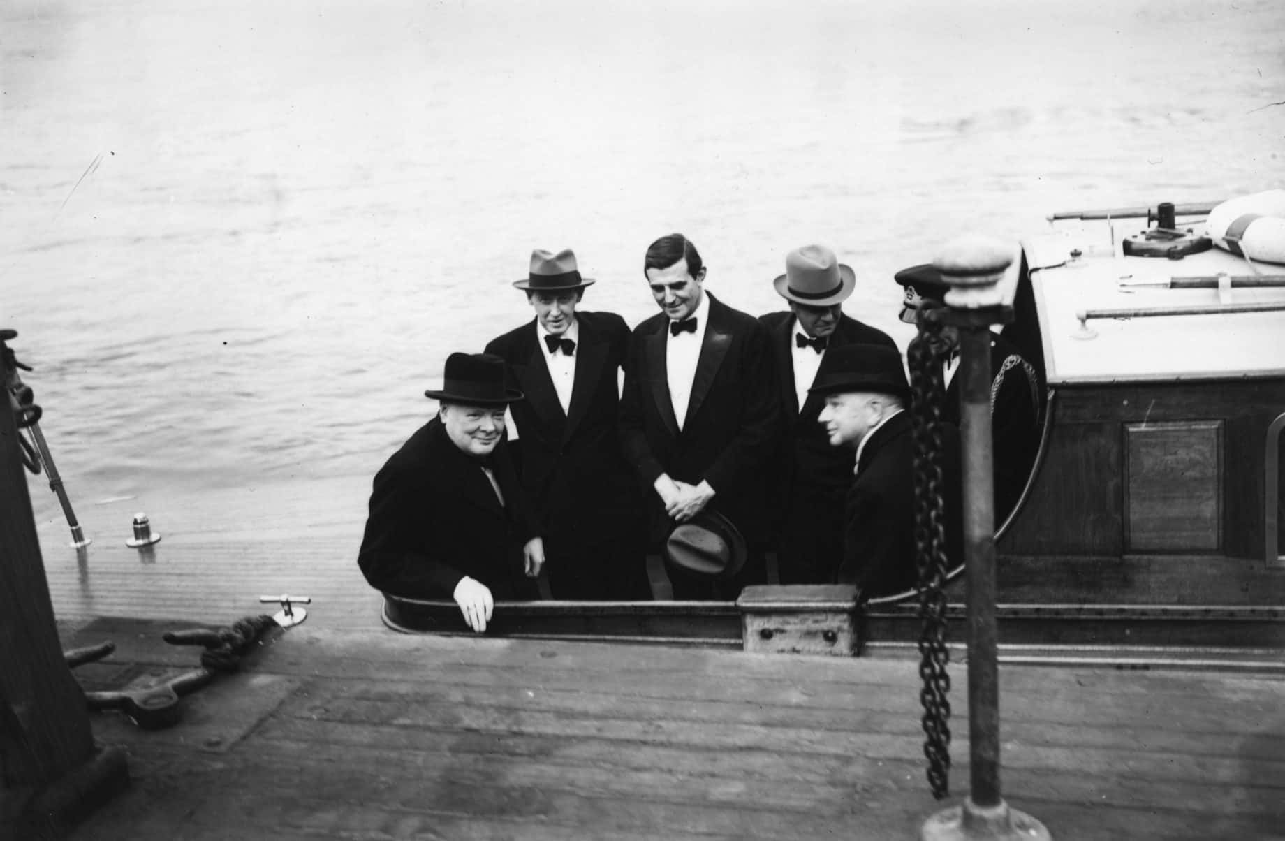 British Prime Minister Winston Churchill