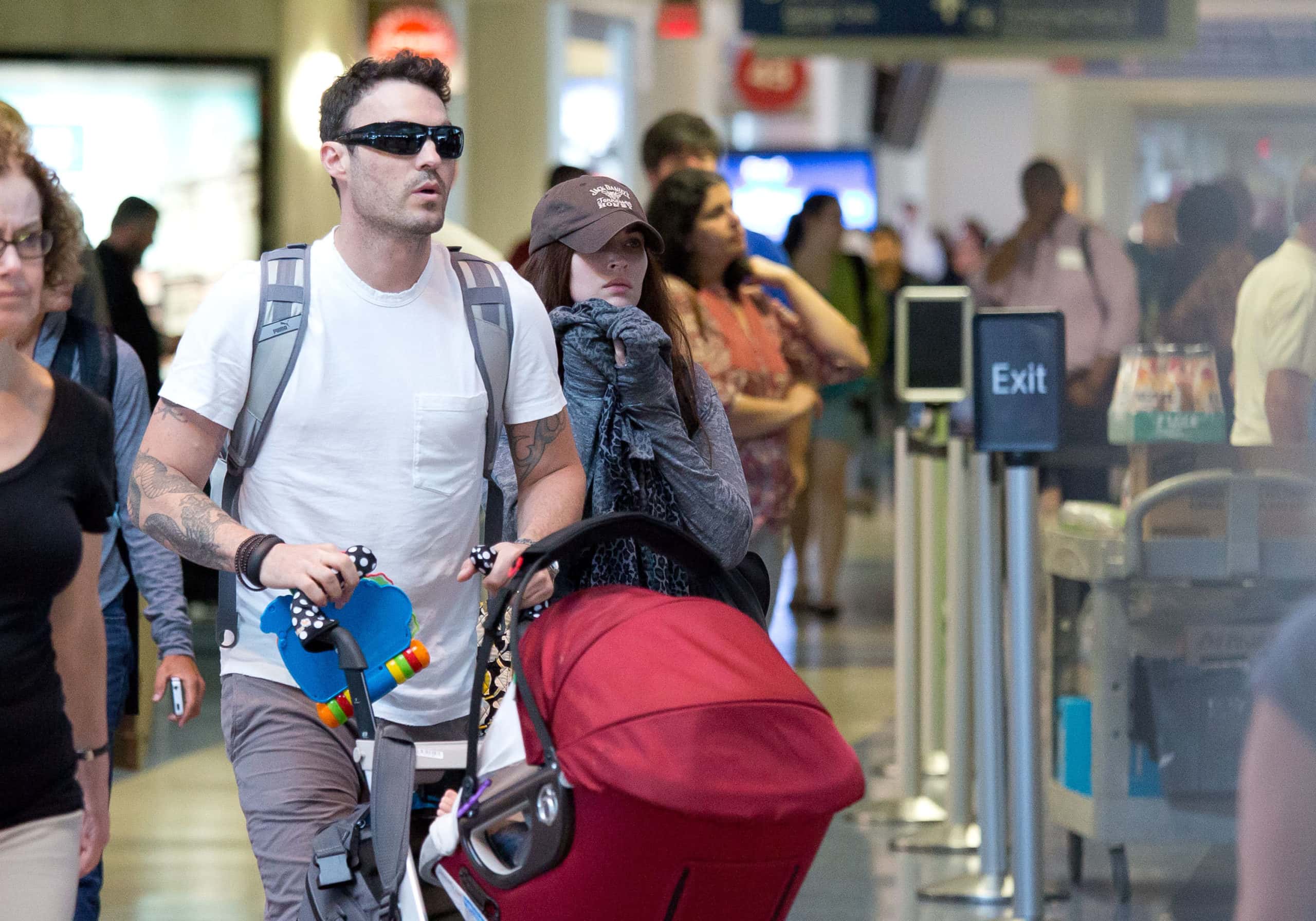 Brian Austin Green, Megan Fox and their son Noah Green