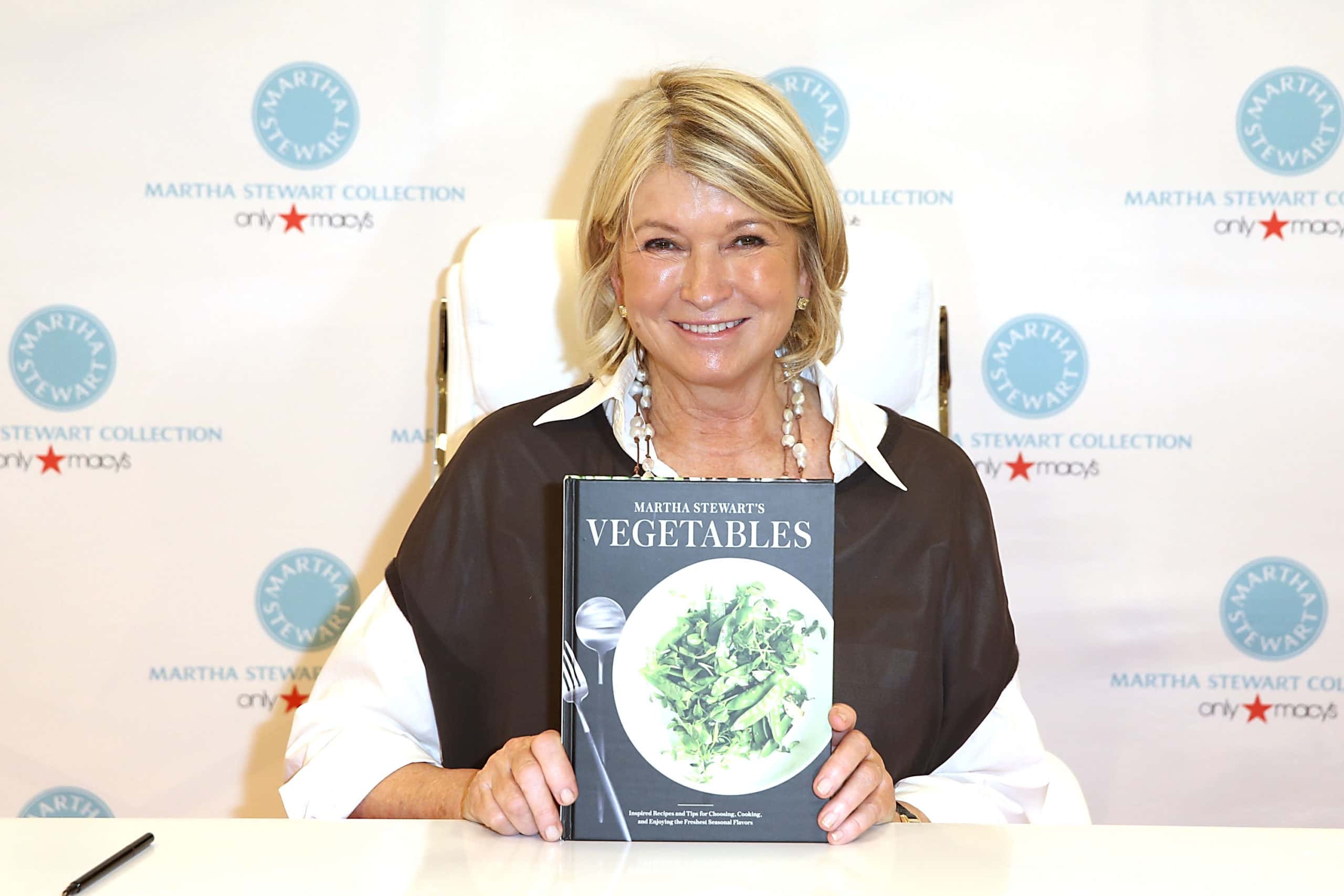 Martha Stewart Shares Secrets And Tips From Her Latest Cookbook "Martha Stewart's Vegetables"
