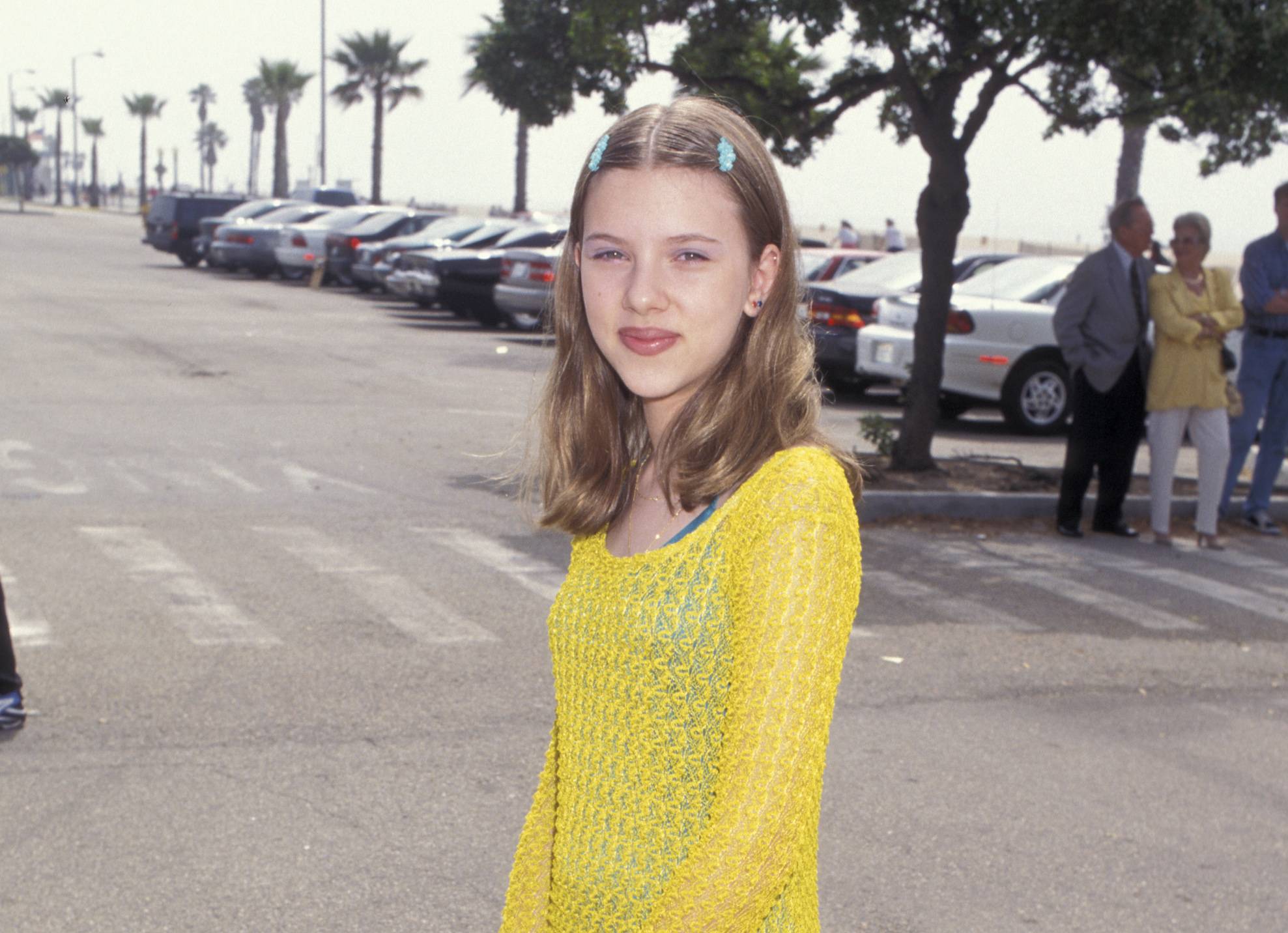 Scarlett Johansson at the Santa Monica Beach in Santa Monica, California