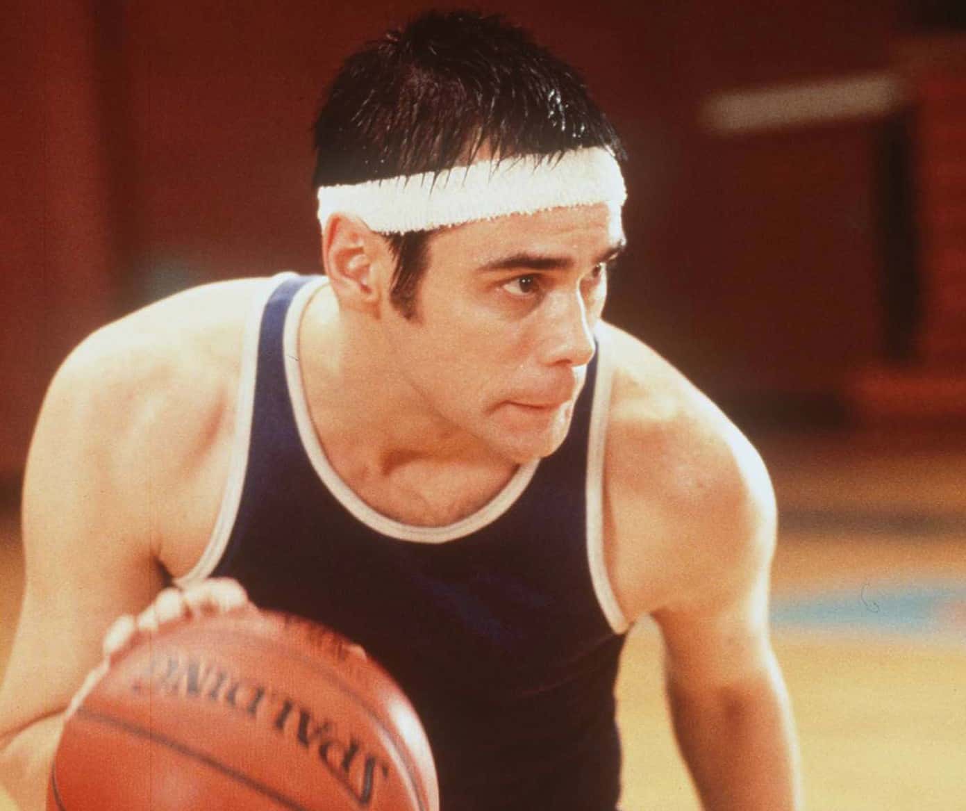 Jim Carrey playing basketball