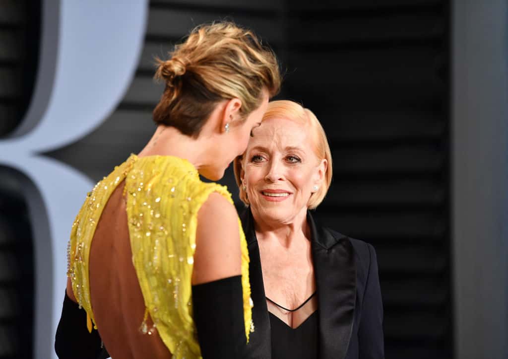 Sarah Paulson and Holland Taylor attend the 2018 Vanity Fair Oscar Party