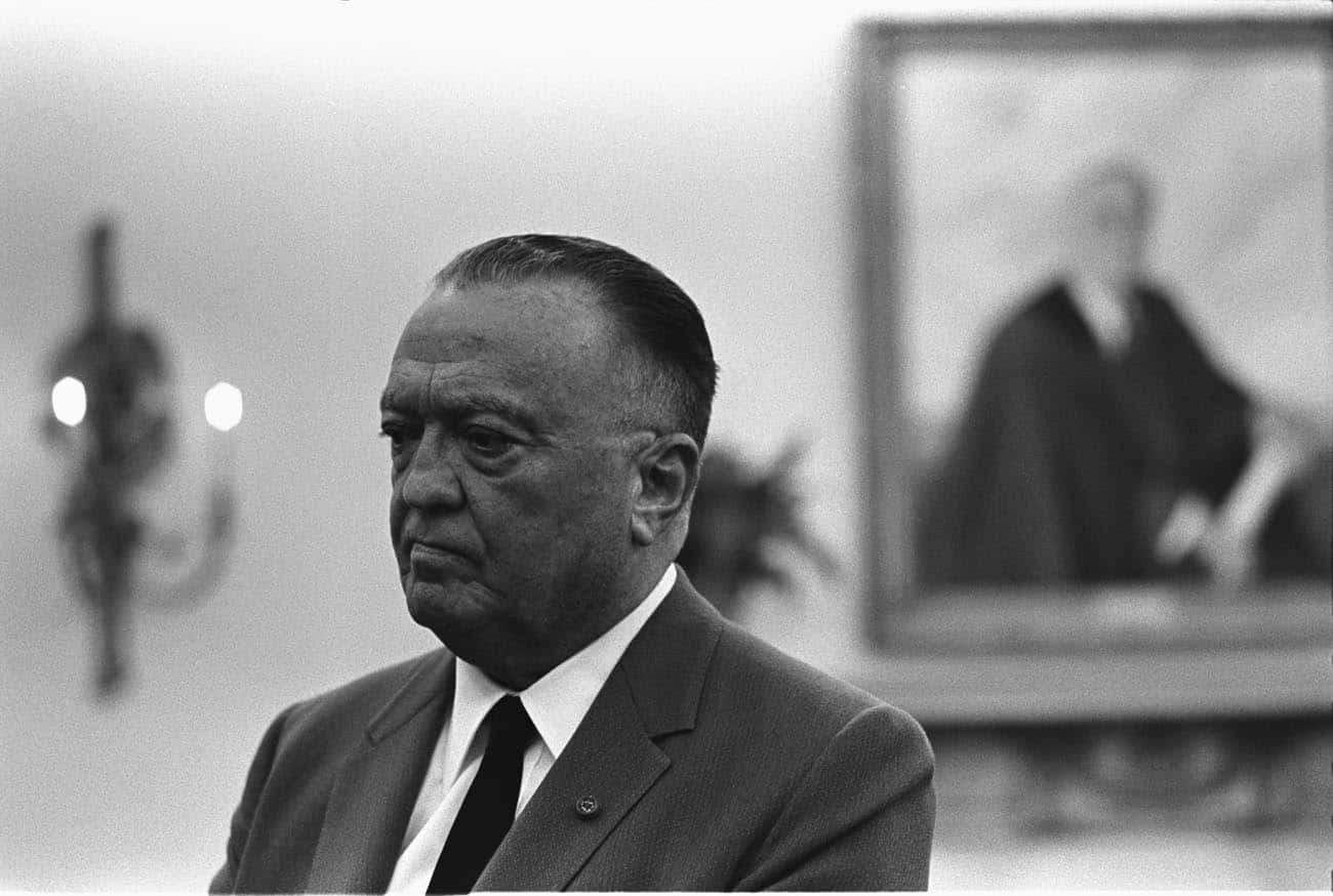 J Edgar Hoover in the White House