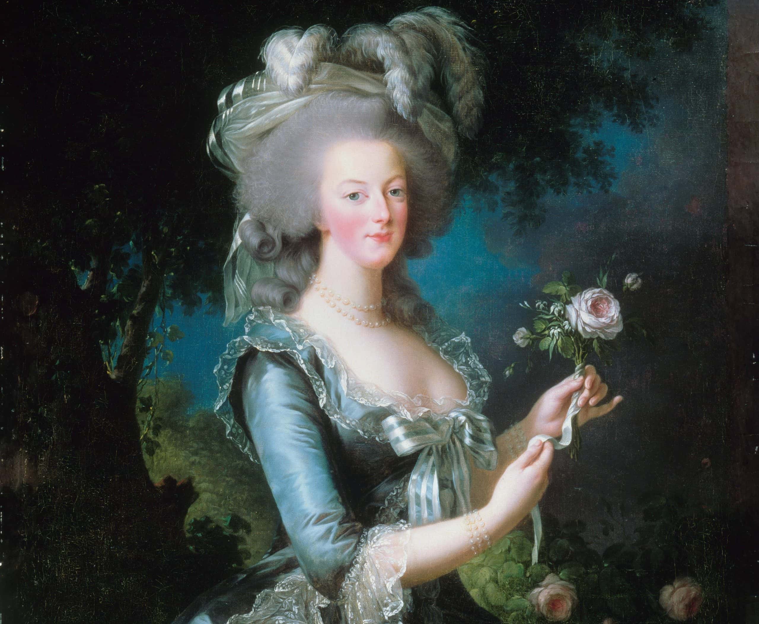 Marie-Antoinette with a Rose