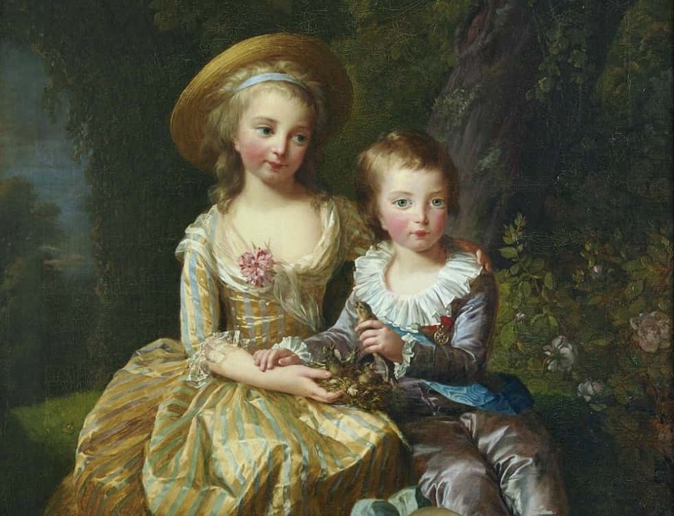 Portrait of Madame Royale and Louis Joseph, Dauphin of France
