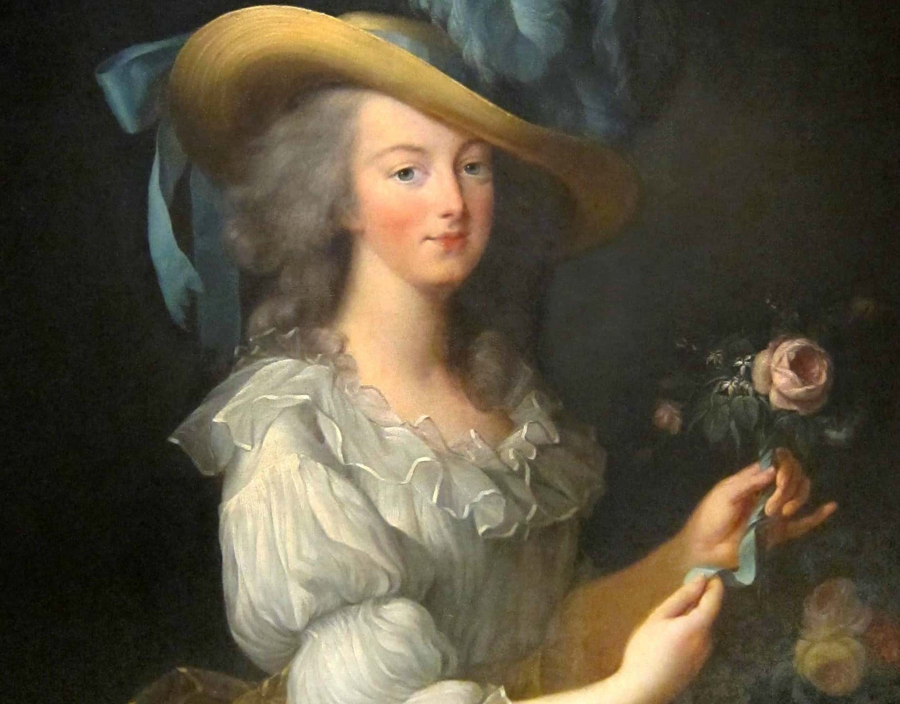 Marie Antoinette white dress