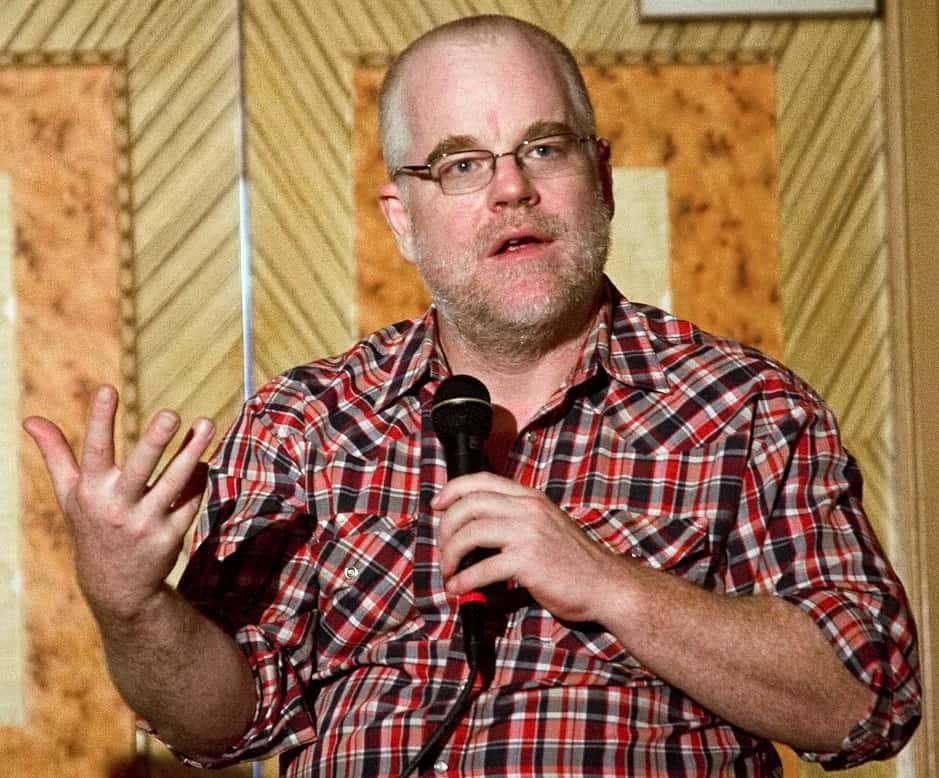 Philip Seymour Hoffman at a Hudson Union Society event