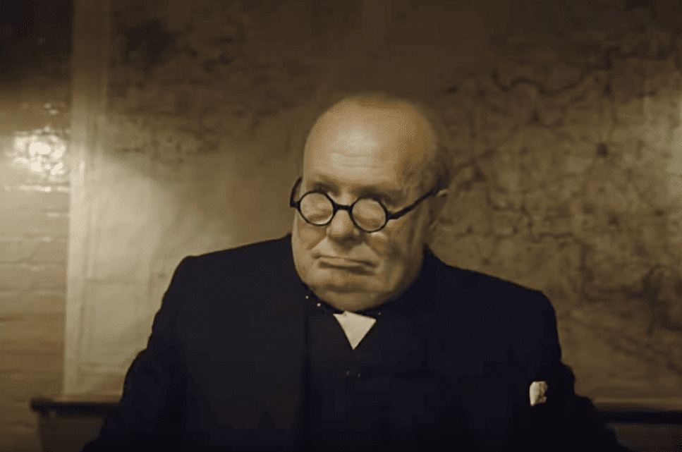 Screenshot of the movie Darkest Hour